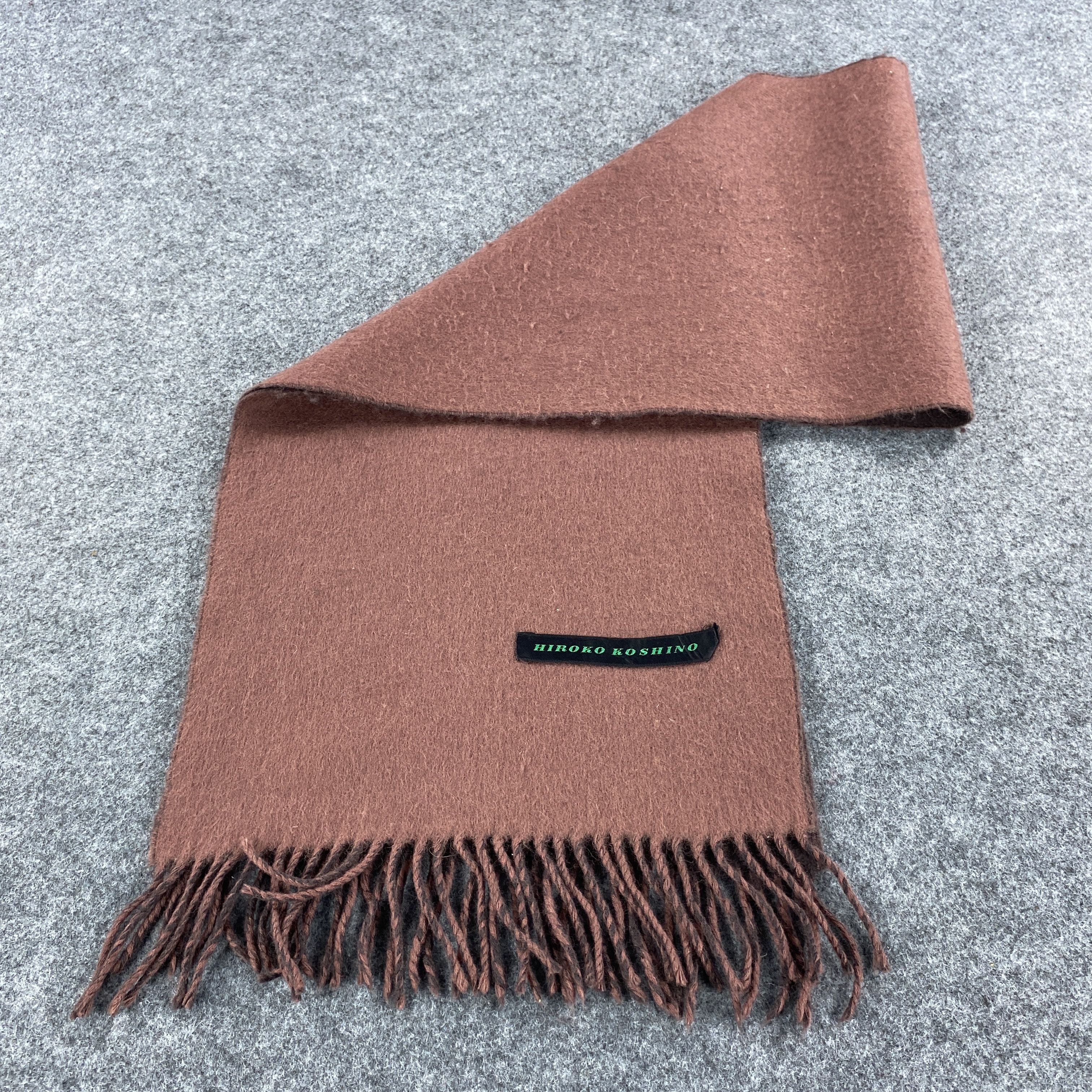 Hiroko Koshino Homme × Vintage Hiroko Koshino Scarf # Muffler # Neckwear # D409 Size ONE SIZE - 6 Thumbnail