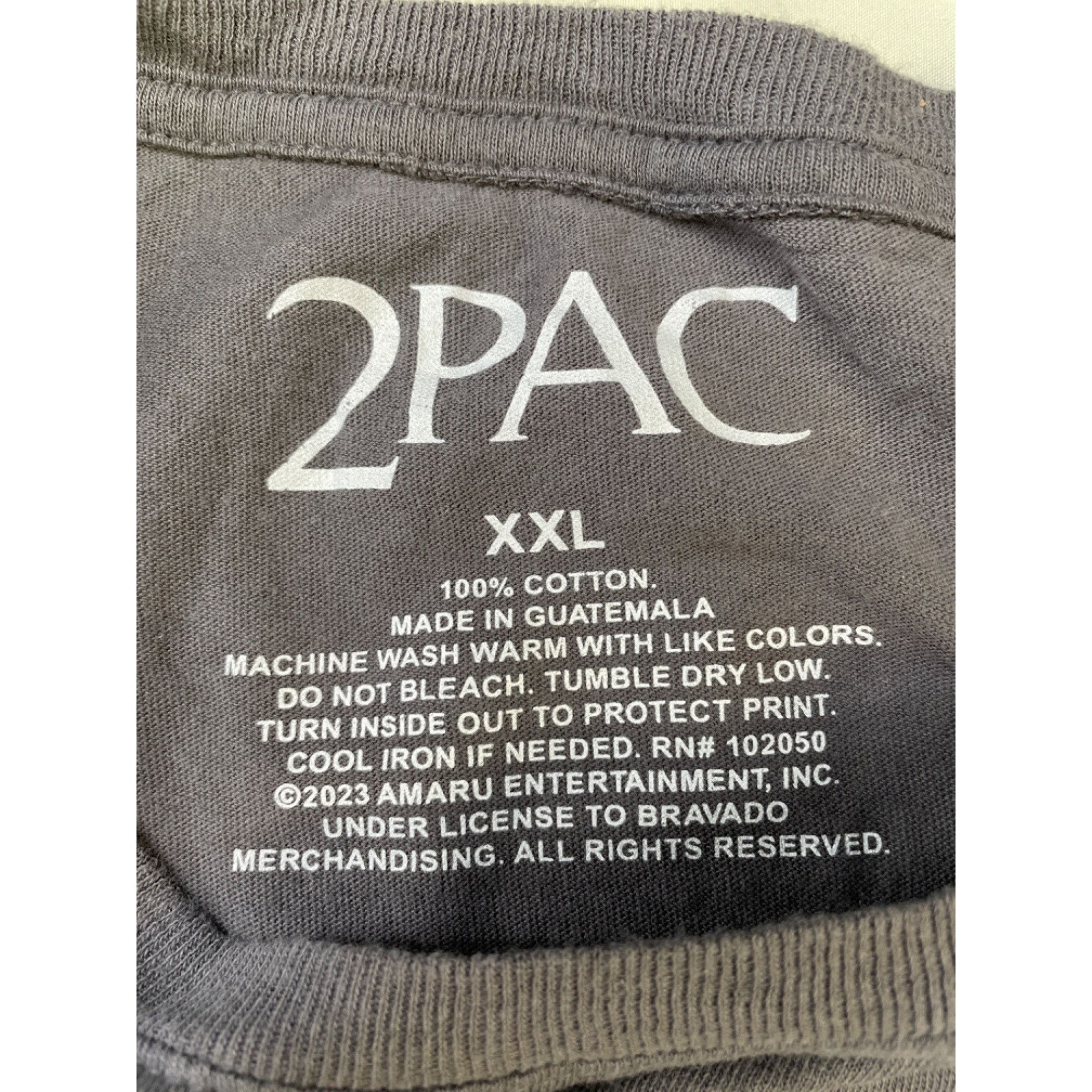 Other 2 PAC Gray & White Men's Short Sleeve T-Shirt Size XXL SKU 5 Size US XXL / EU 58 / 5 - 5 Thumbnail