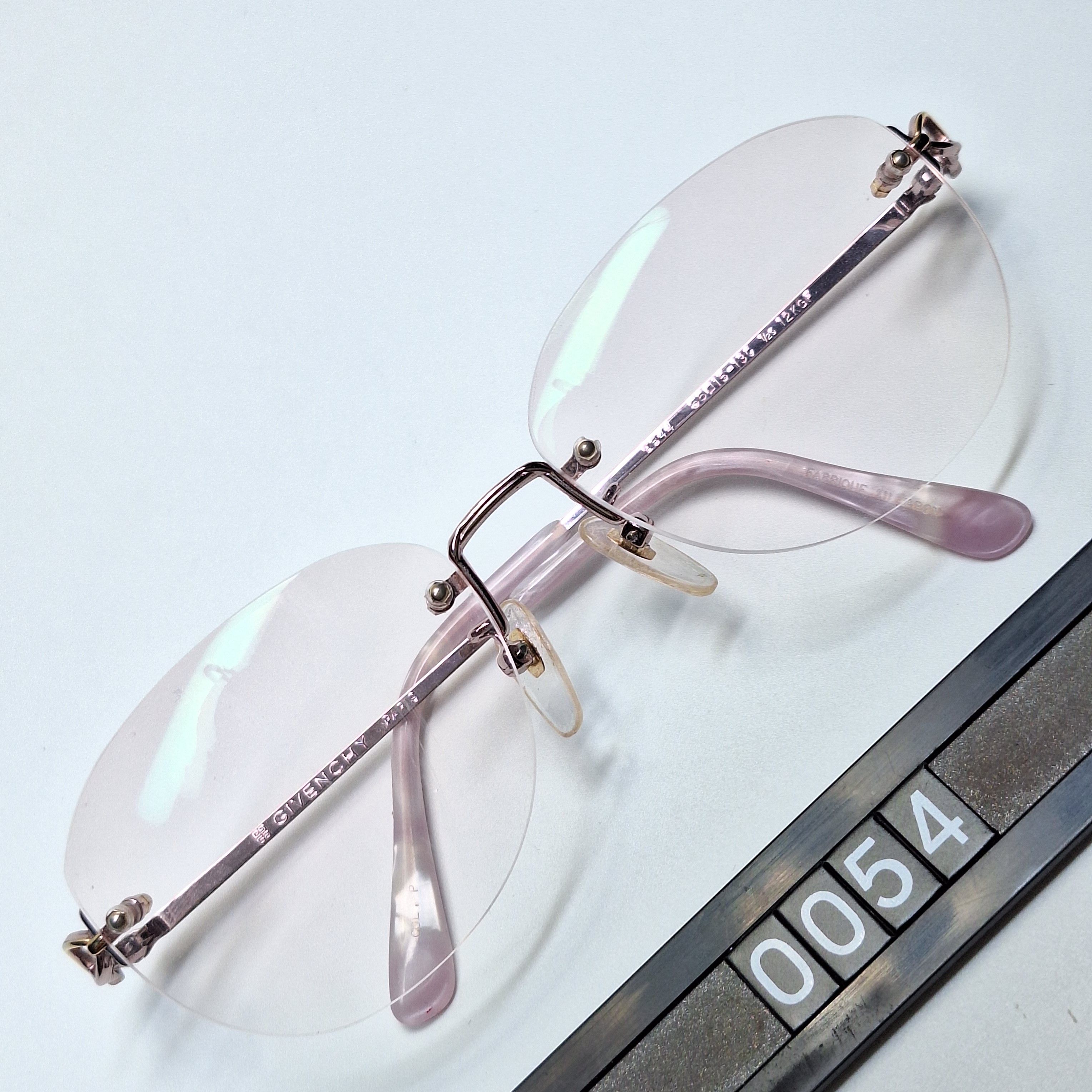 Givenchy GIVENCHY PARIS E544 12KGF Gold Filled Rimless Eyeglasses Size ONE SIZE - 1 Thumbnail