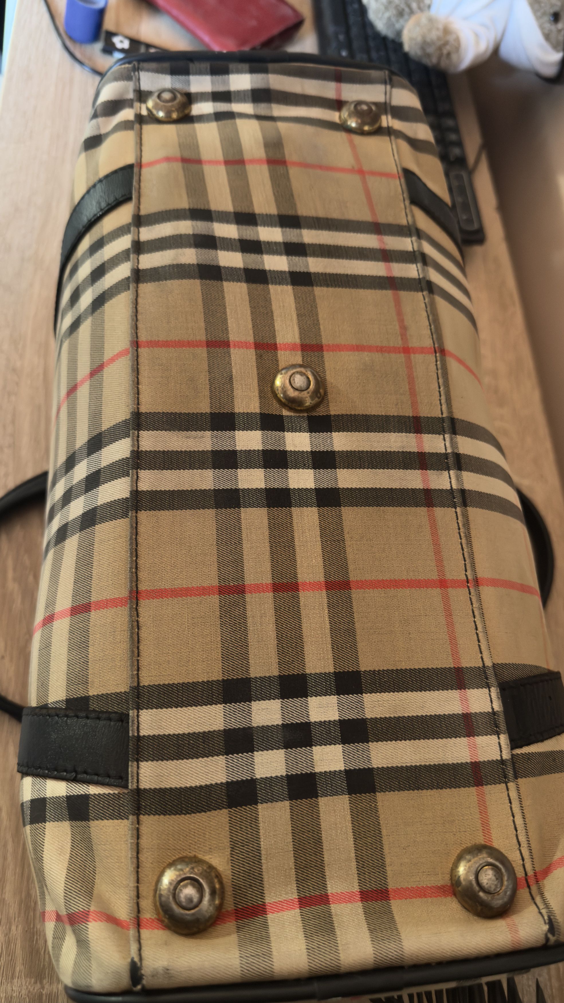 Burberry Vintage 70s Burberry novacheck duffle travel bag Size ONE SIZE - 13 Thumbnail