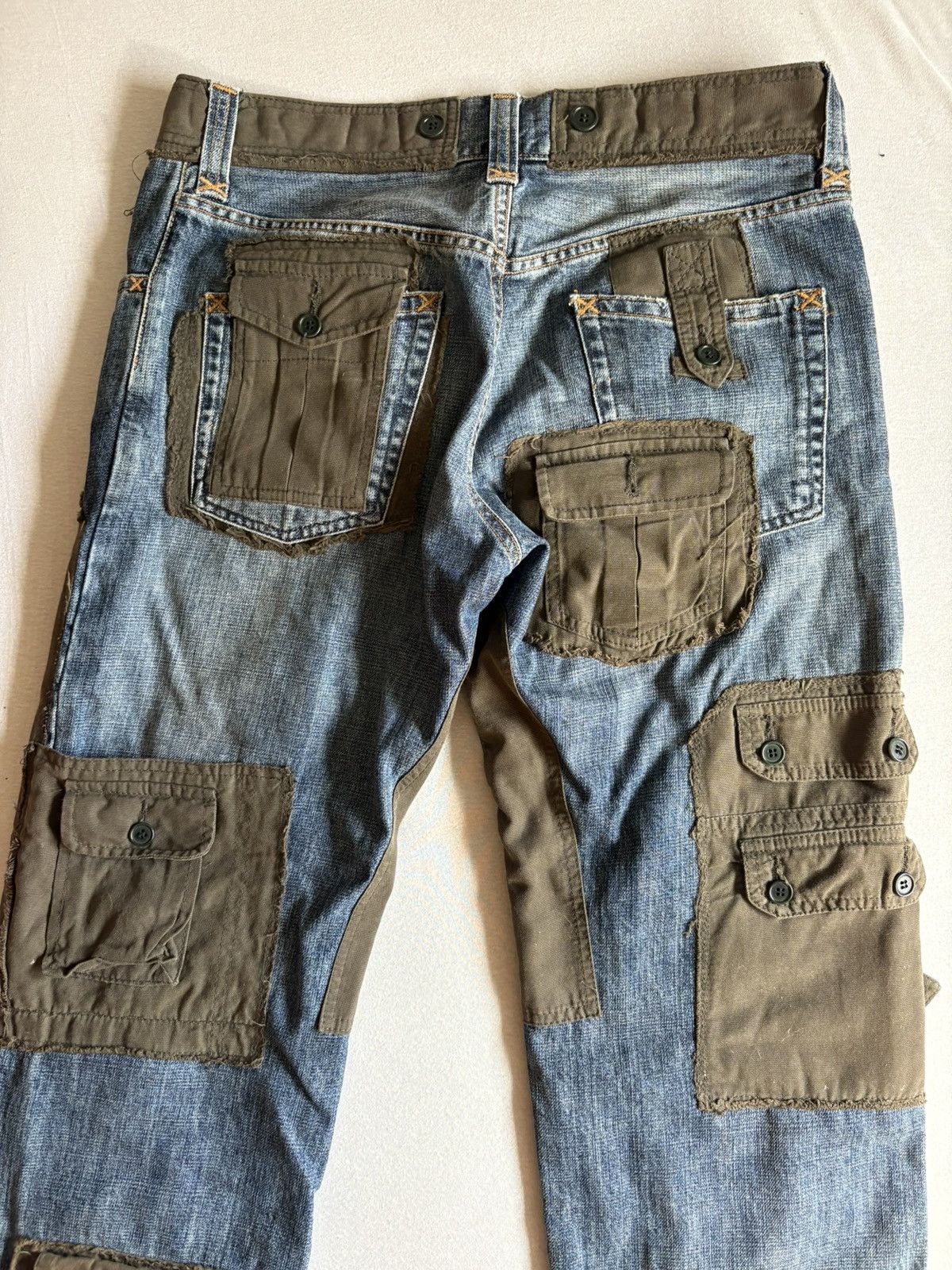 Dolce & Gabbana AW05 Hybrid Multipocket Cargo Denim Size US 30 / EU 46 - 8 Thumbnail
