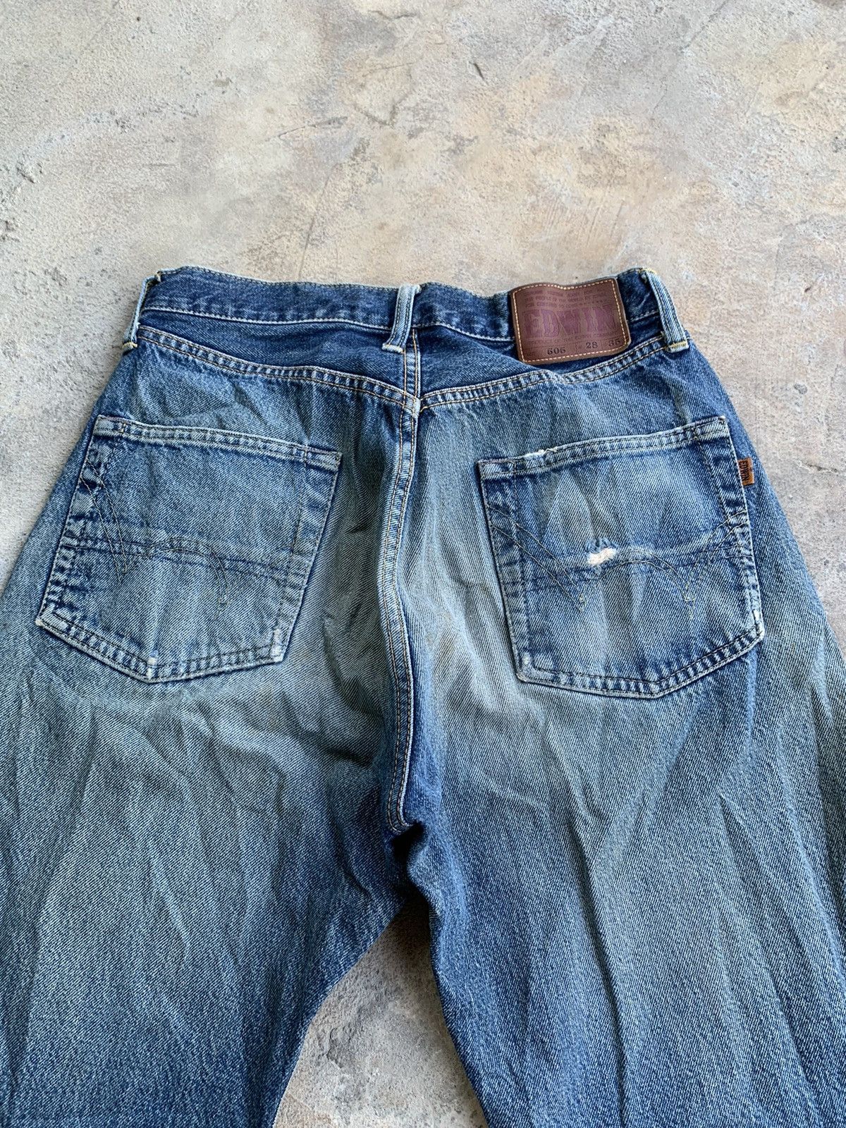 Edwin × If Six Was Nine Vintage Distressed Edwin 505 Redline Selvedge Denim Size US 27 - 10 Thumbnail