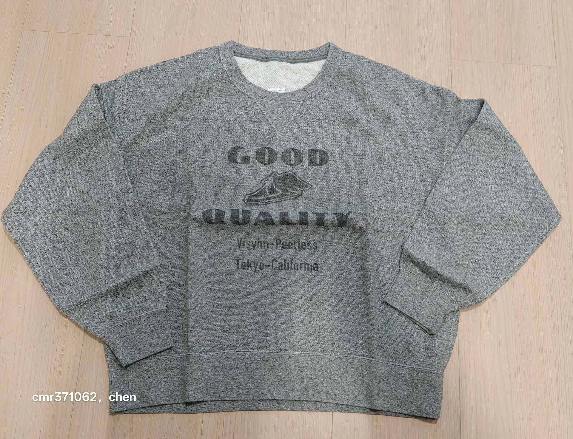 Visvim visvim 23AW Amplus SB Sweat L/S Size US XXS / EU 40 - 1 Thumbnail