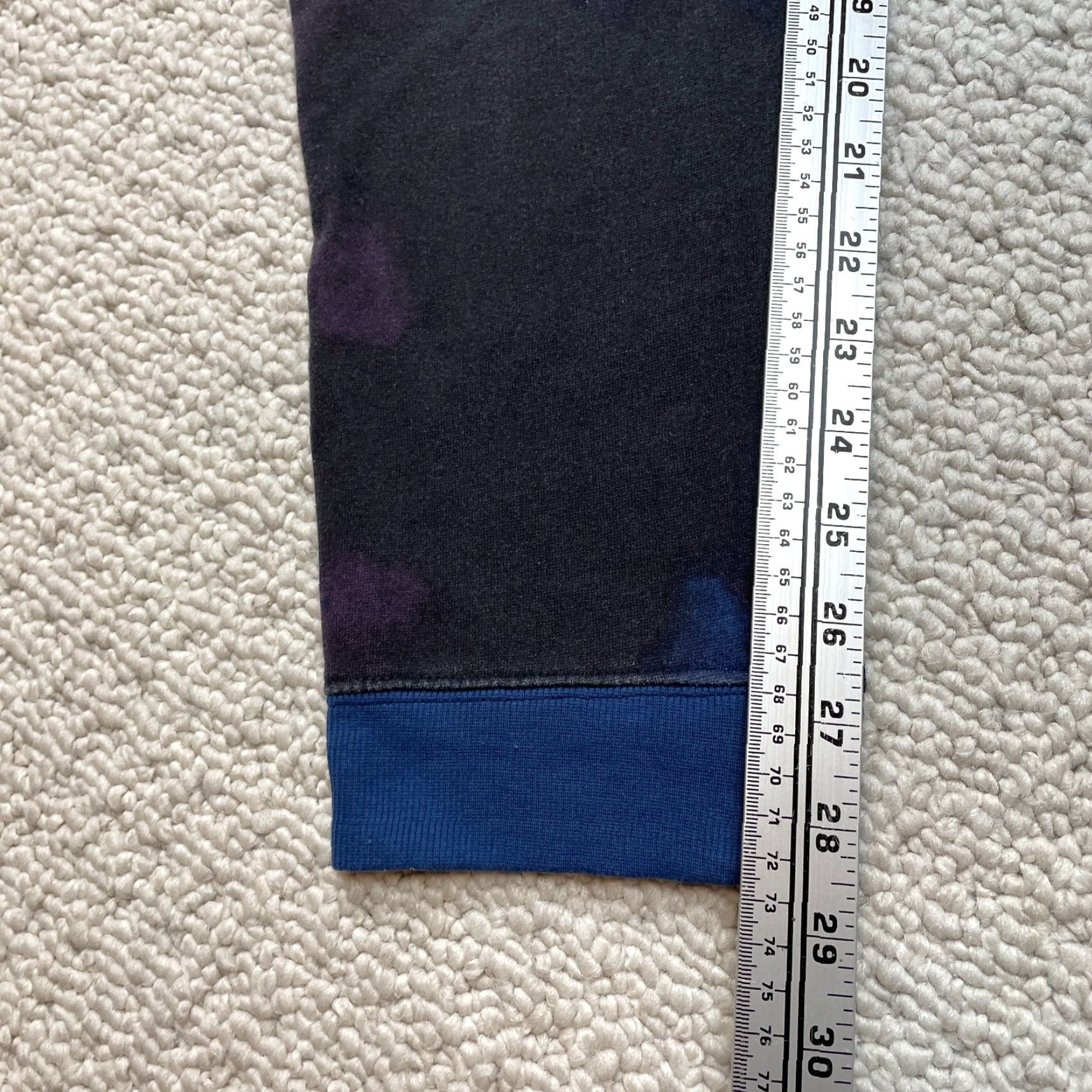 Vintage VINTAGE INC International Concepts Sweatpants Mens Large Dark Blue Zip Pockets 35x29 for Mens Size US 35 - 3 Thumbnail