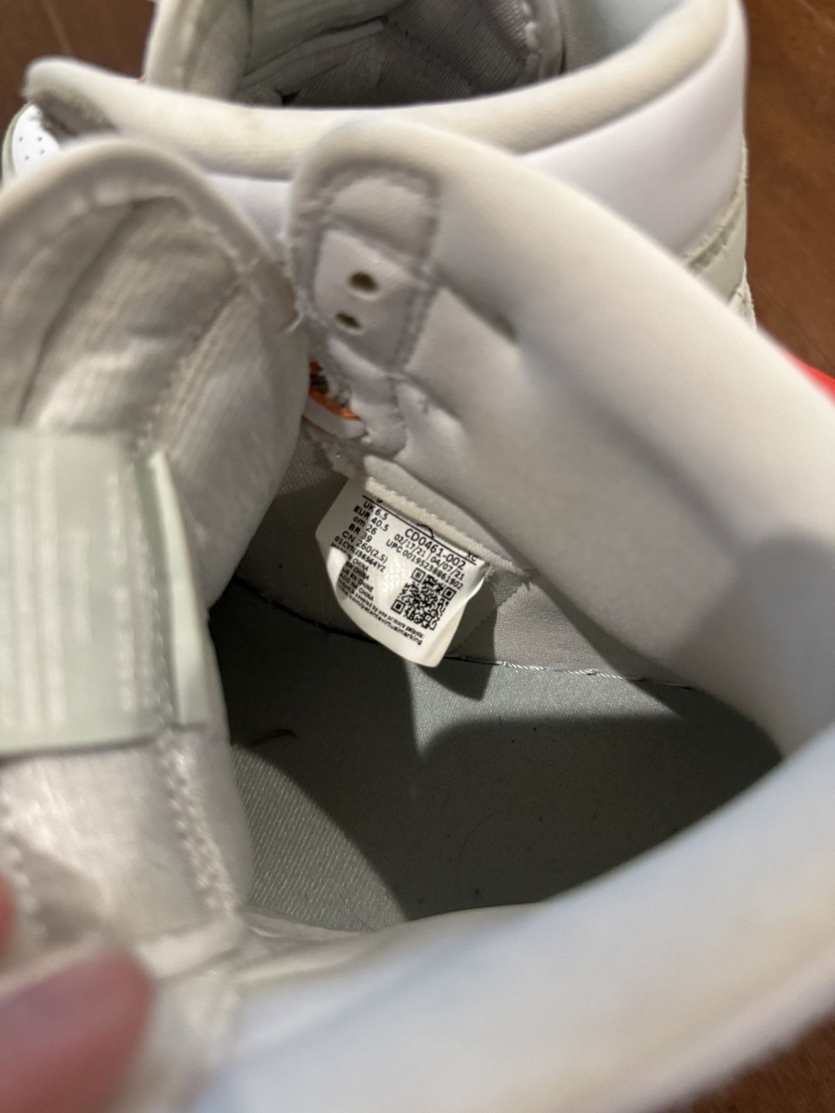 Jordan Brand × Nike Jordan 1 High Seafoam Size US 9 / IT 39 - 6 Thumbnail