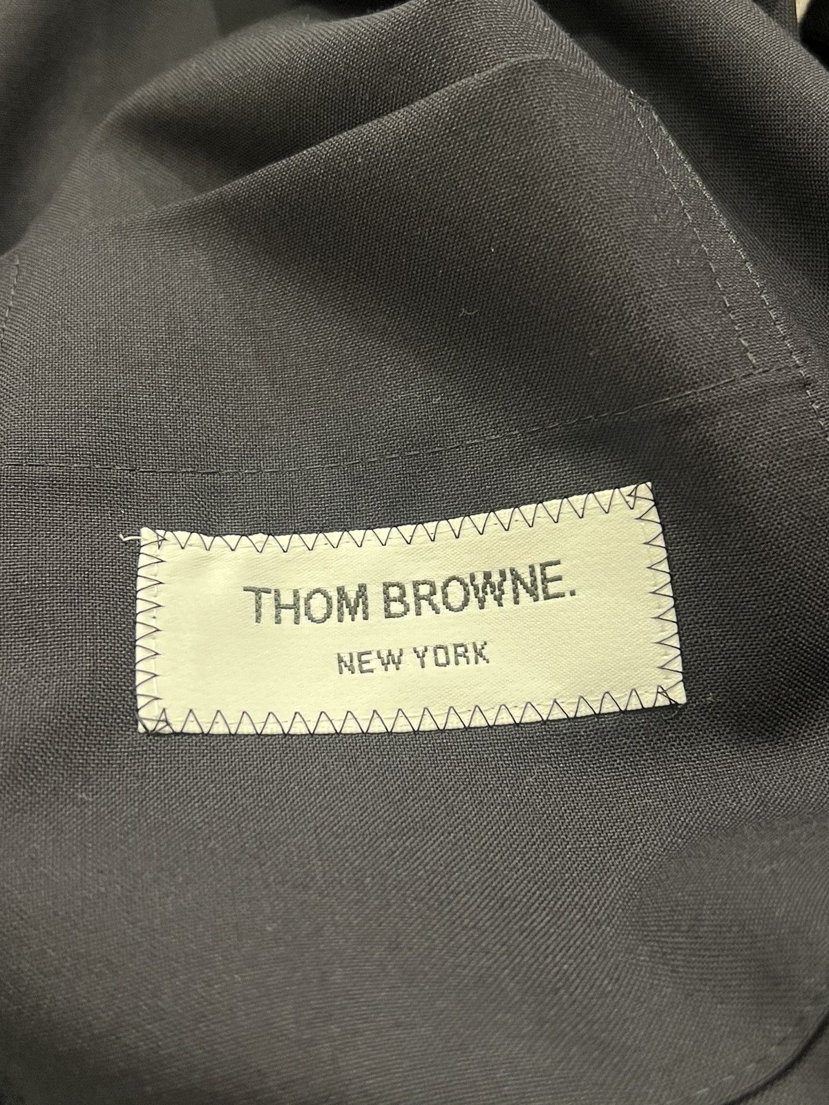 Thom Browne Thom Browne Navy 4-Bar Shirt Jacket Size 2 / M Size US M / EU 48-50 / 2 - 9 Thumbnail