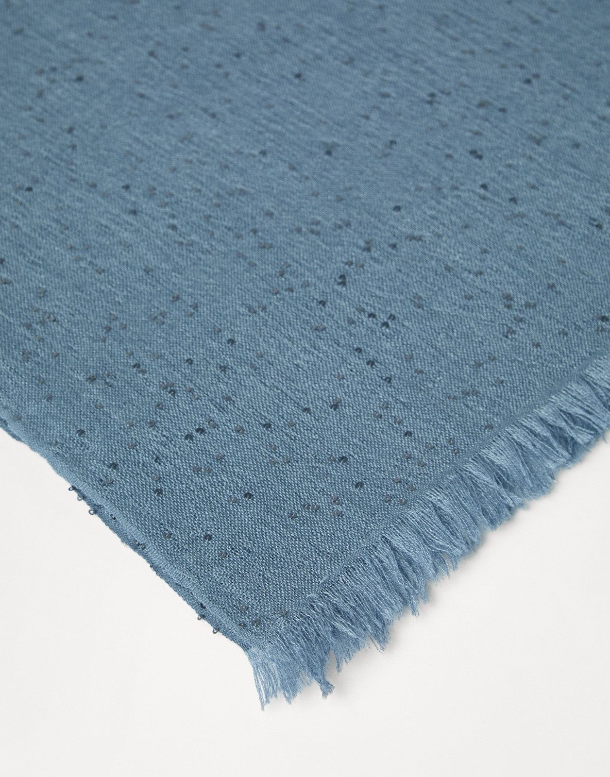 Brunello Cucinelli o1la1rc1a0326 Size: OS / Scarf in Blue Size ONE SIZE - 1 Thumbnail