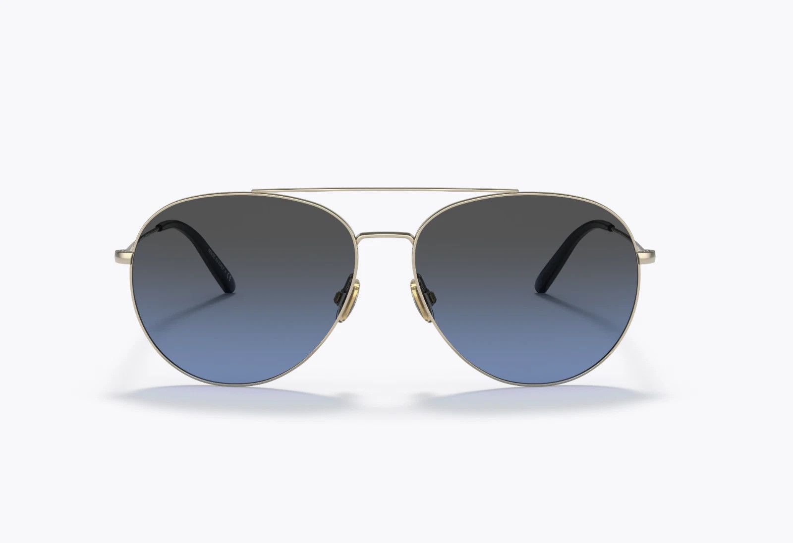 Oliver Peoples Airdale Aviator Blue Polarized Gradient Sunglasses Size ONE SIZE - 9 Thumbnail