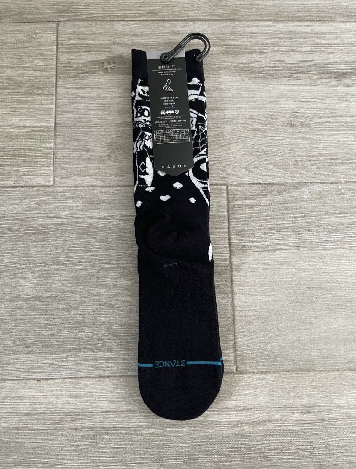 Stance Socks Stance Batman Infiknit Black Crew Socks Box Set Sz Large New Size ONE SIZE - 8 Thumbnail