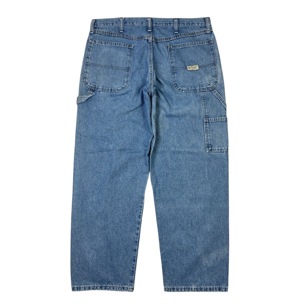 Japanese Brand × Rusty × Wrangler Wrangler Carpenter Dirty Mudwash Denim Pant Size US 34 / EU 50 - 2 Thumbnail