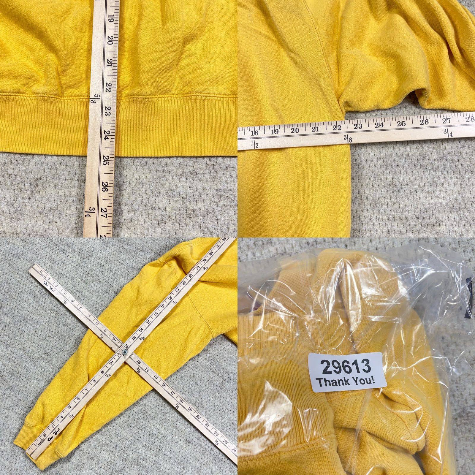 Tommy Hilfiger VINTAGE Tommy Hilfiger Sweatshirt Men M Yellow Crewneck Logo Embroidered Graphic Print 90s Classic Modern Sports 90s Mens Size US M / EU 48-50 / 2 - 8 Thumbnail