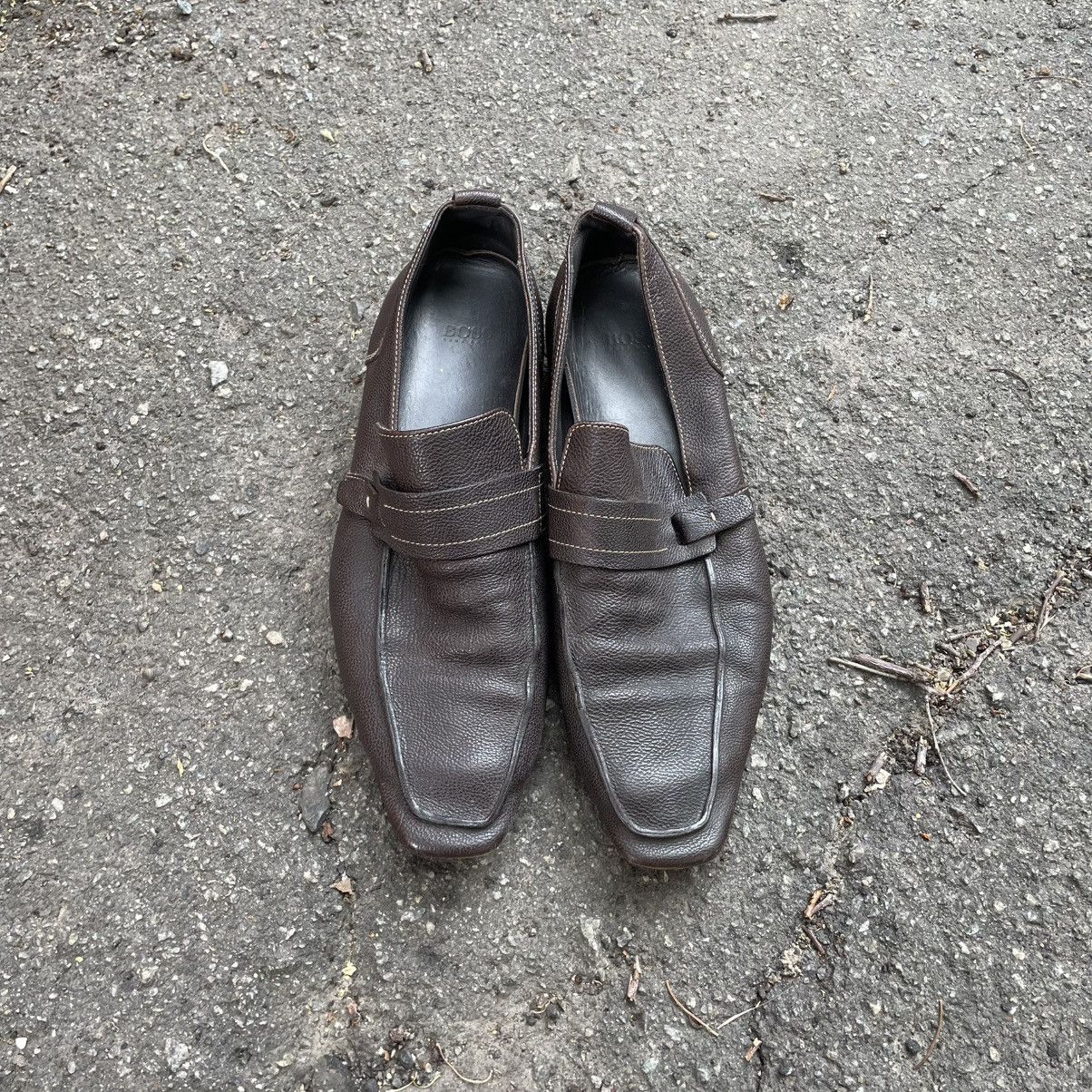 Hugo Boss Hugo Boss Leather Boots Size 7.5 shoos old money luxury Size US 7.5 / EU 40-41 - 1 Thumbnail