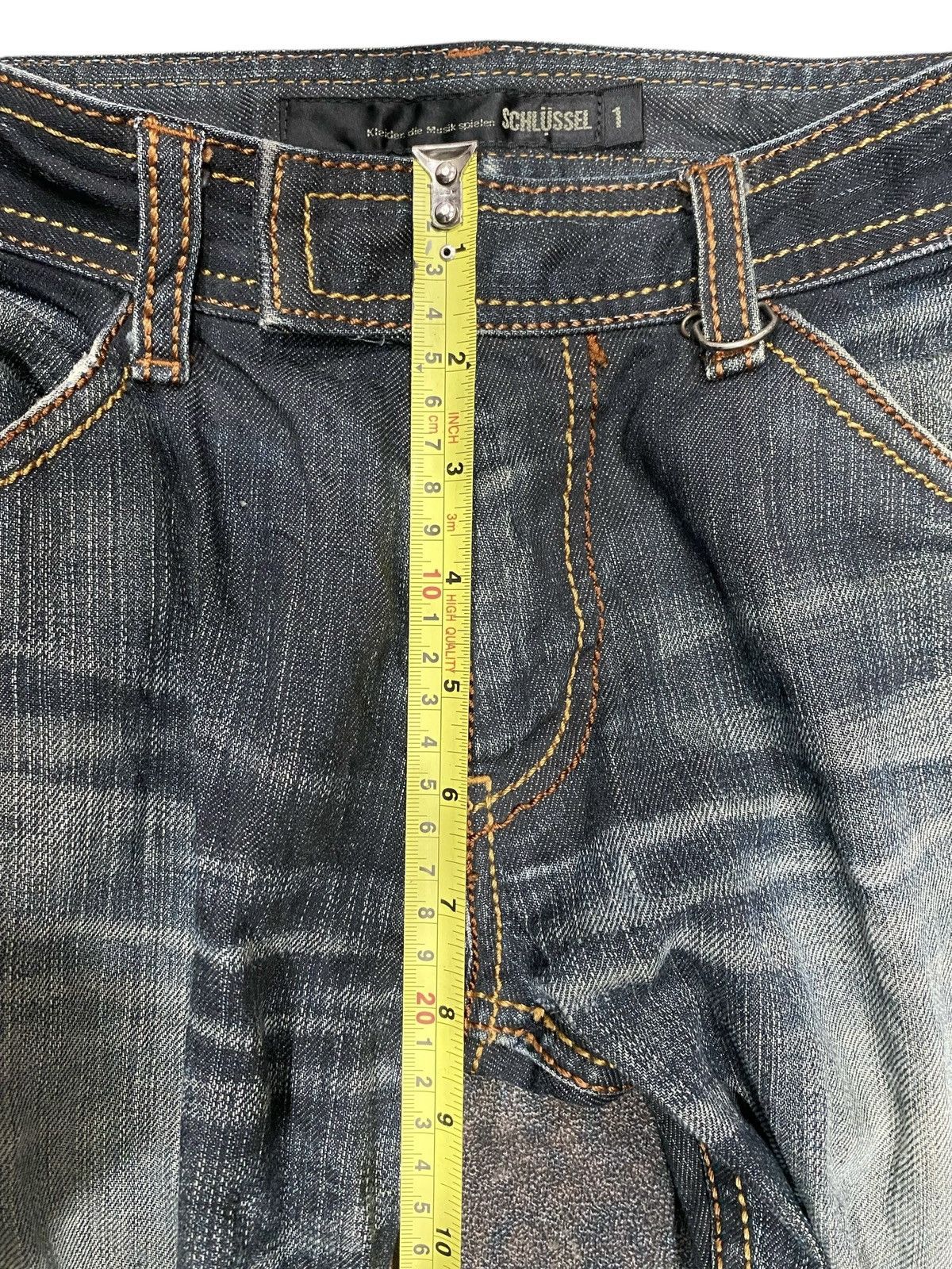 Japanese Brand Rare SCHLUSSEL Skinny Cargo Pant Size US 31 - 14 Thumbnail