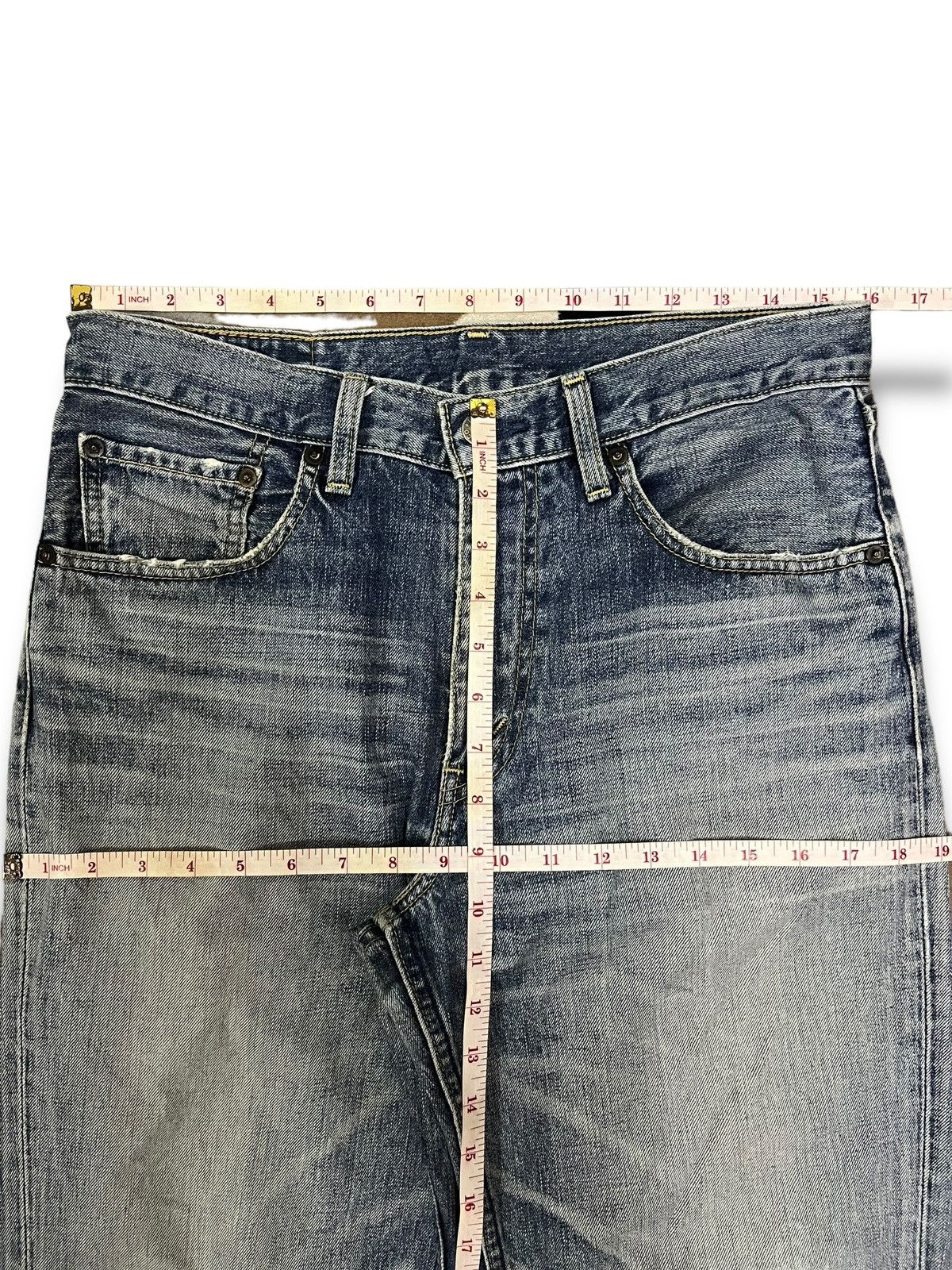 Levi's Vintage 90s Levis 502 Light Wash Distressed Baggy Jeans Size US 32 / EU 48 - 10 Thumbnail