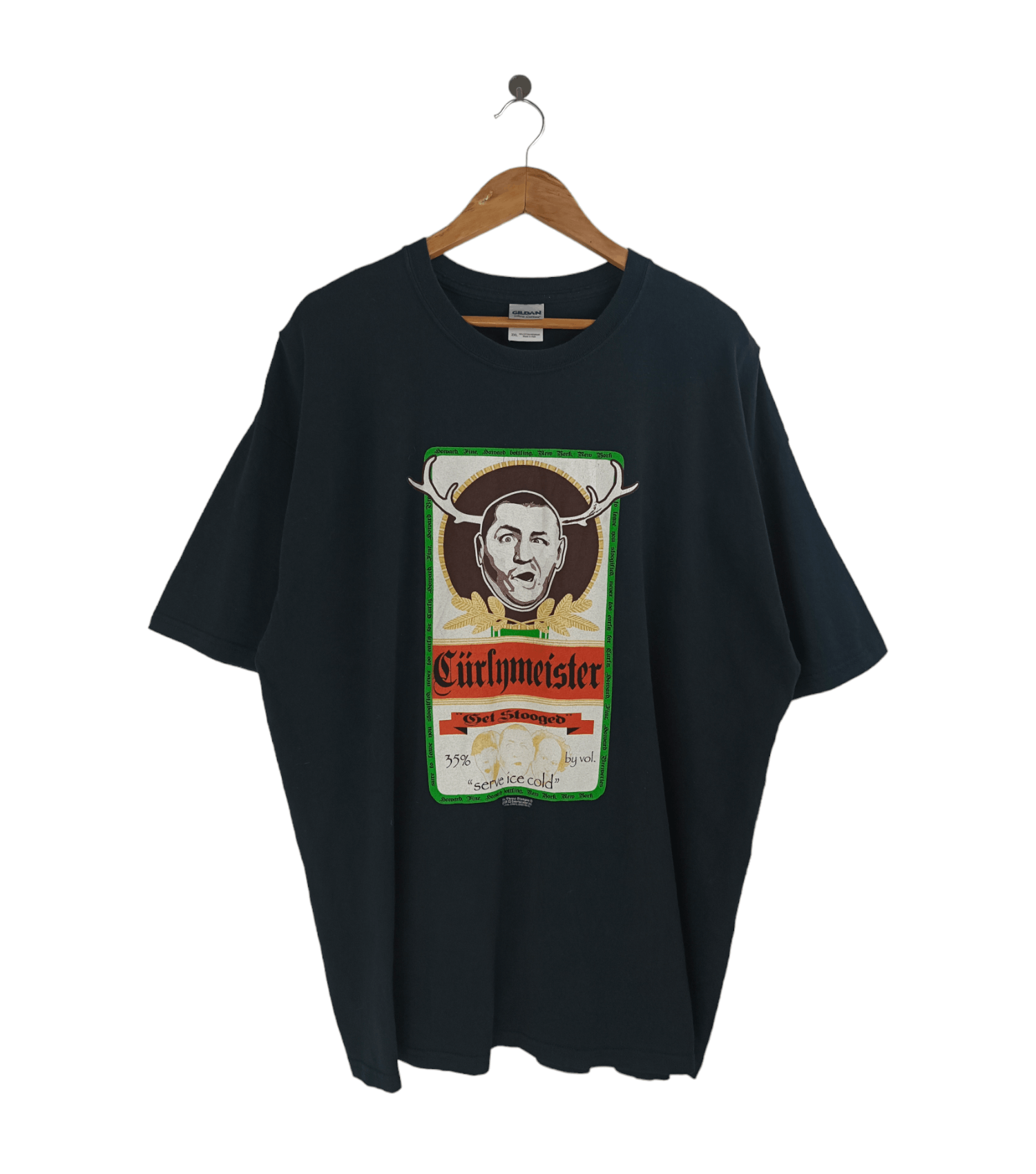Vintage VINTAGE '08 THE THREE STOOGES CURLY MEISTER COMEDY FUNNY Size US XXL / EU 58 / 5 - 1 Thumbnail