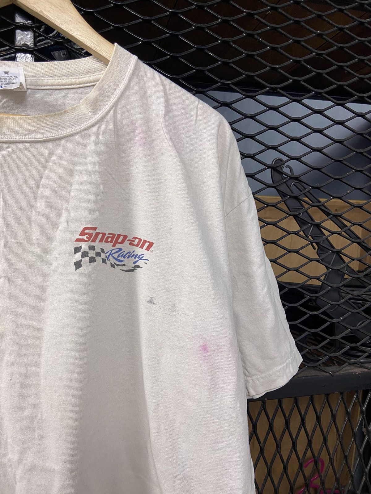 Vintage VINTAGE MOTO RACING SNAP ON RARE GRAPHIC Size US XL / EU 56 / 4 - 8 Thumbnail