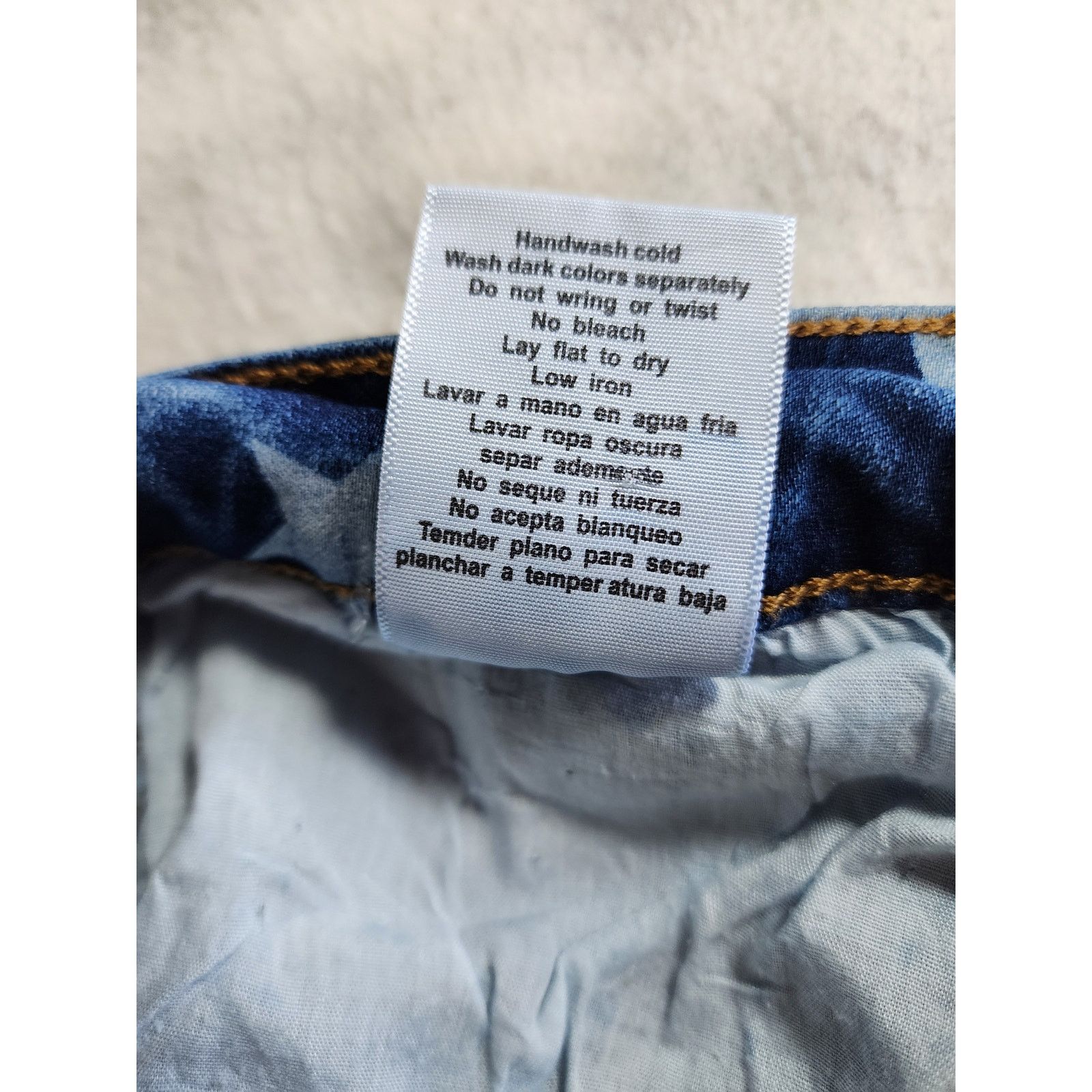 Judy Blue Judy Blue Star Print High Rise Waist Skinny Fit 3/26 Jeans Size 26" / US 2 / IT 38 - 7 Thumbnail