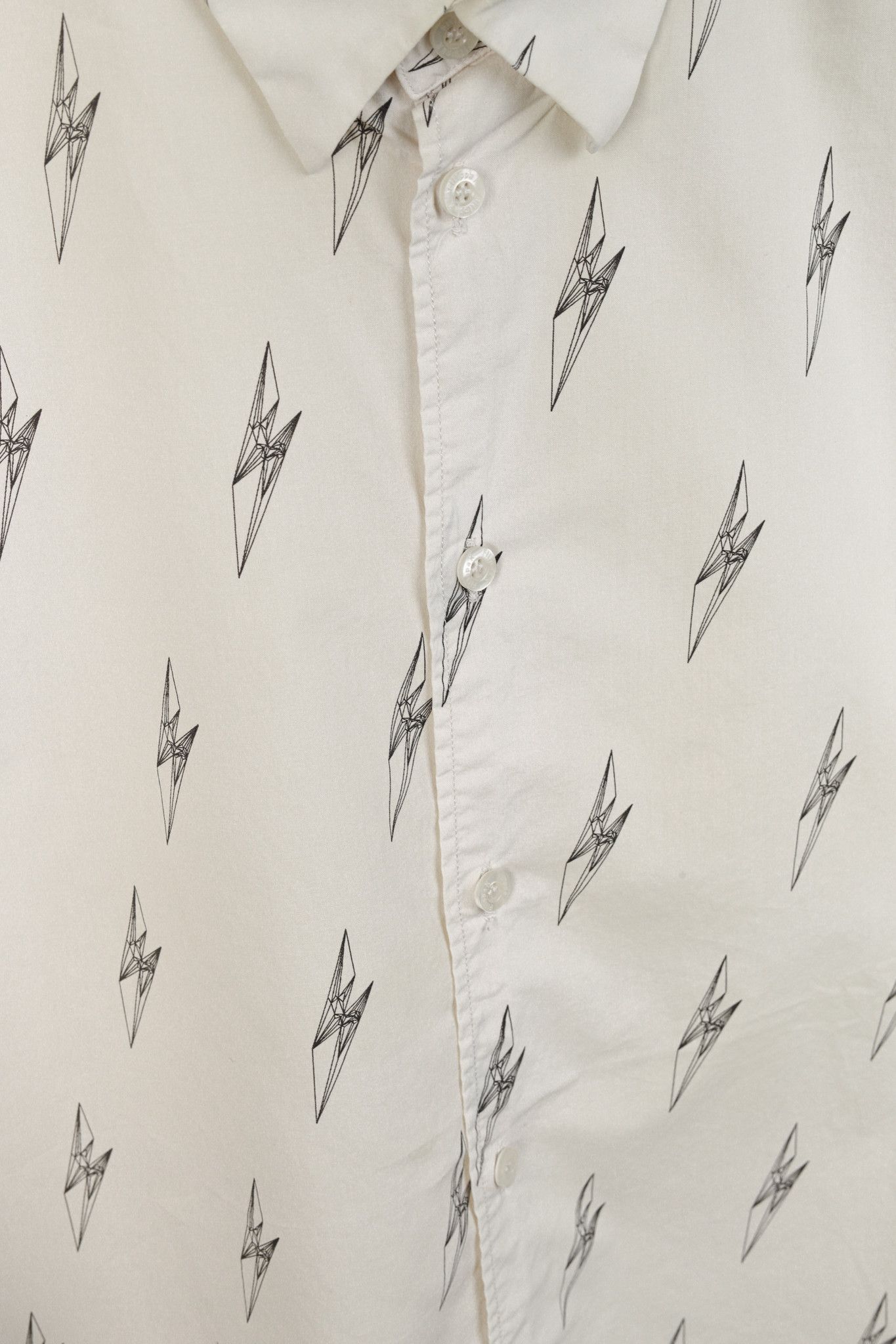 Filippa K Filippa K Off White Geometric Print Button Up S Size M / US 6-8 / IT 42-44 - 9 Thumbnail