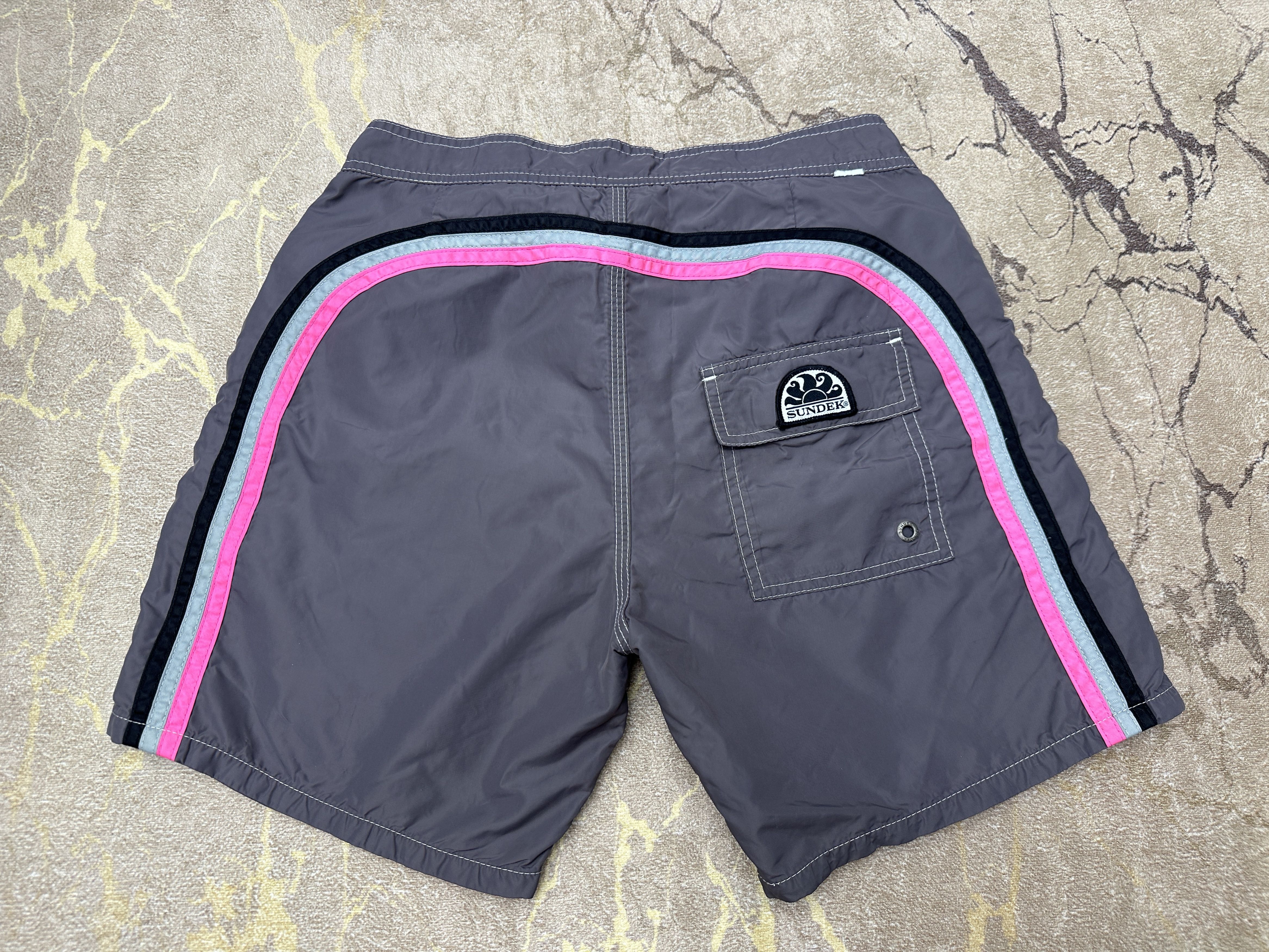 Sundek Sundek 28 Long Beach Board Shorts Trunks Bath Suit Size 28 S Size US 28 / EU 44 - 10 Thumbnail