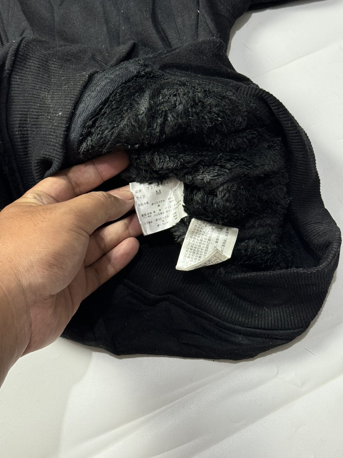 If Six Was Nine × Japanese Brand × Le Grande Bleu (L.G.B.) Furhoodie black sherpa japanese rubik Style Ifsix Lgb Size US M / EU 48-50 / 2 - 8 Thumbnail