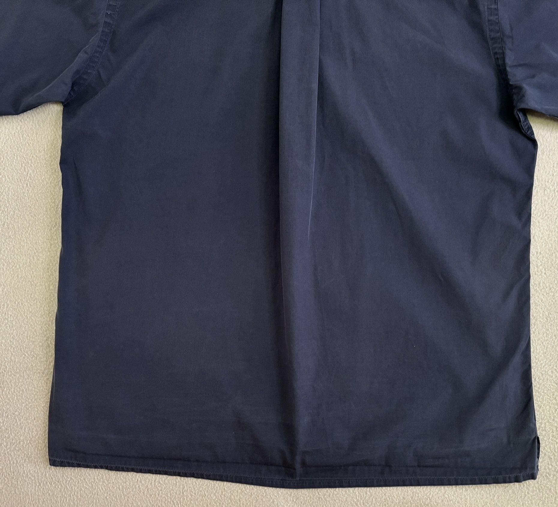 Aquascutum Aquascutum navy short shirt large Size US L / EU 52-54 / 3 - 11 Thumbnail