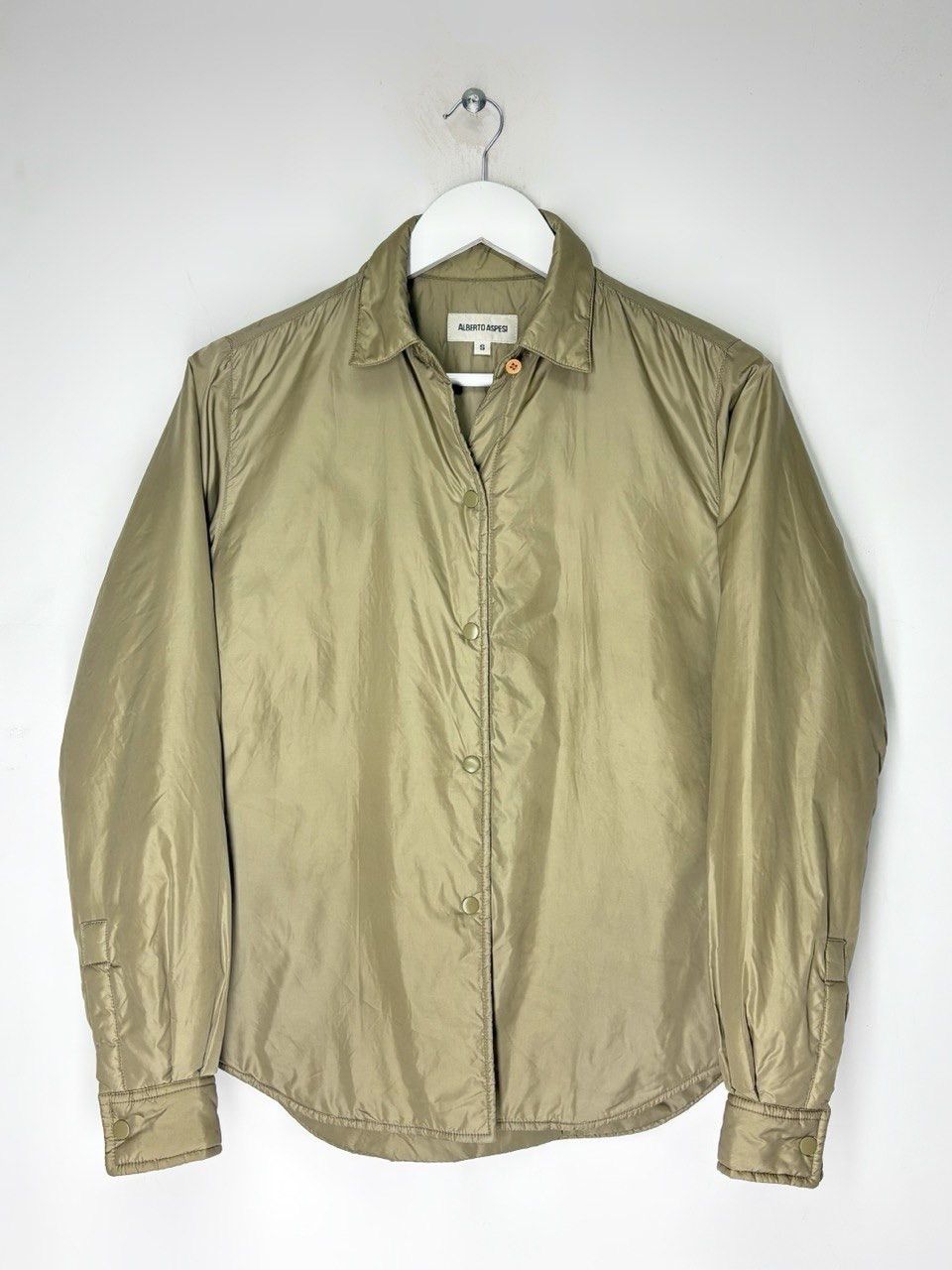 Aspesi Alberto Aspesi Padded Nylon Overshirt Snap Button Size US S / EU 44-46 / 1 - 1 Thumbnail