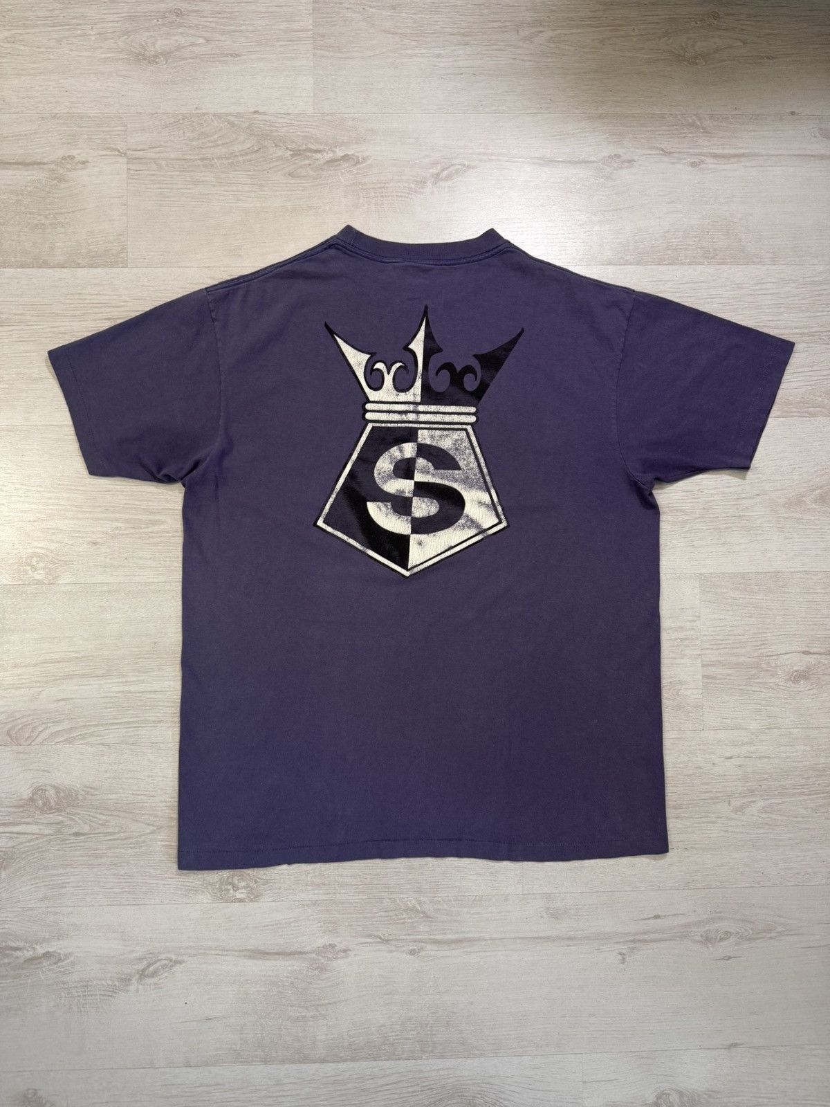 Other 80’s Vintage Stussy Crown Logo Faded Tee Size US XL / EU 56 / 4 - 1 Thumbnail