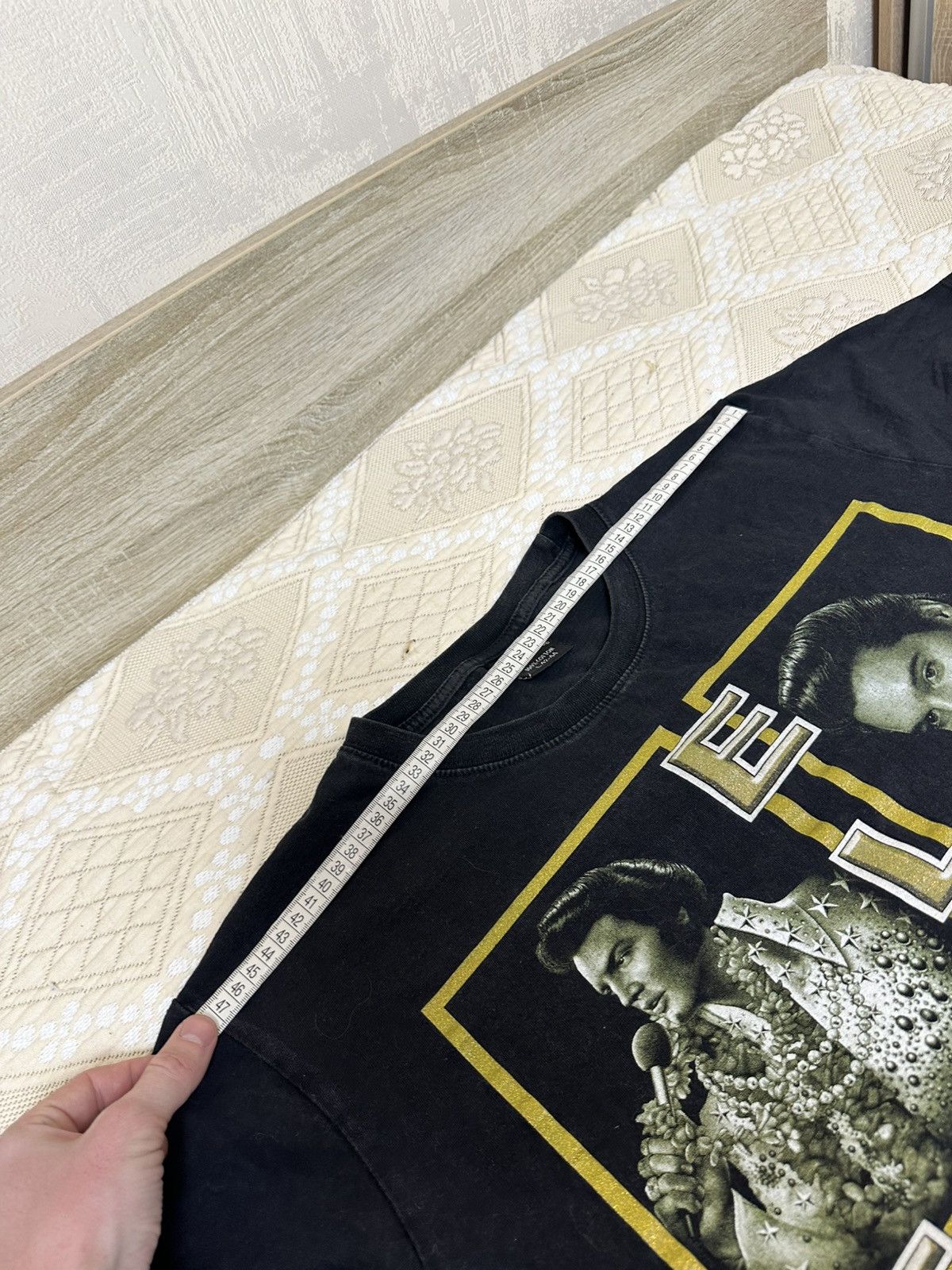 Band Tees 🔥 Elvis Presley Double Side Logo T Shirt Rock Tees Vintage Size US L / EU 52-54 / 3 - 7 Thumbnail