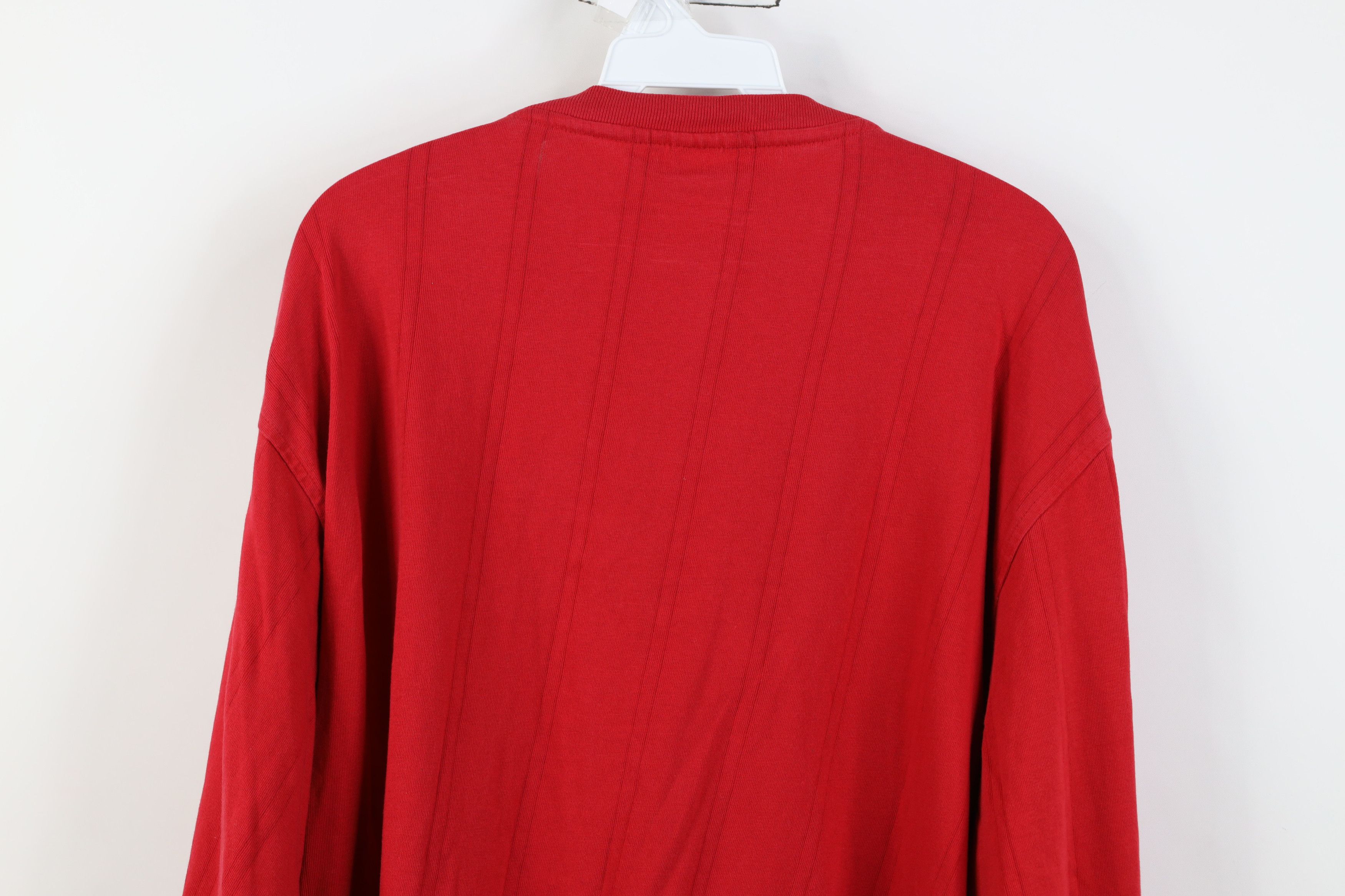 Lands' End Vintage 90s Lands End Knit Long Sleeve Henley T-Shirt USA Size US XL / EU 56 / 4 - 14 Thumbnail