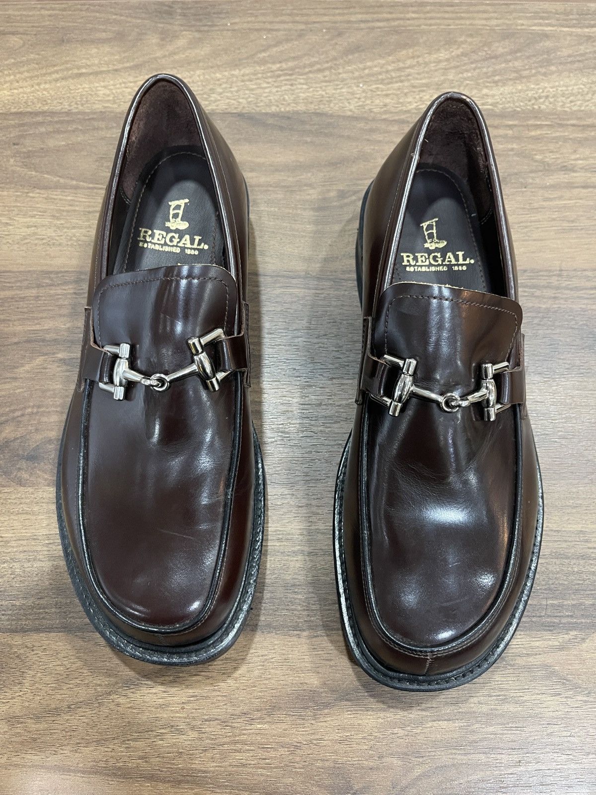 Japanese Brand REGAL HORSEBIT BROWN LOAFERS Size US 8 / EU 41 - 9 Thumbnail