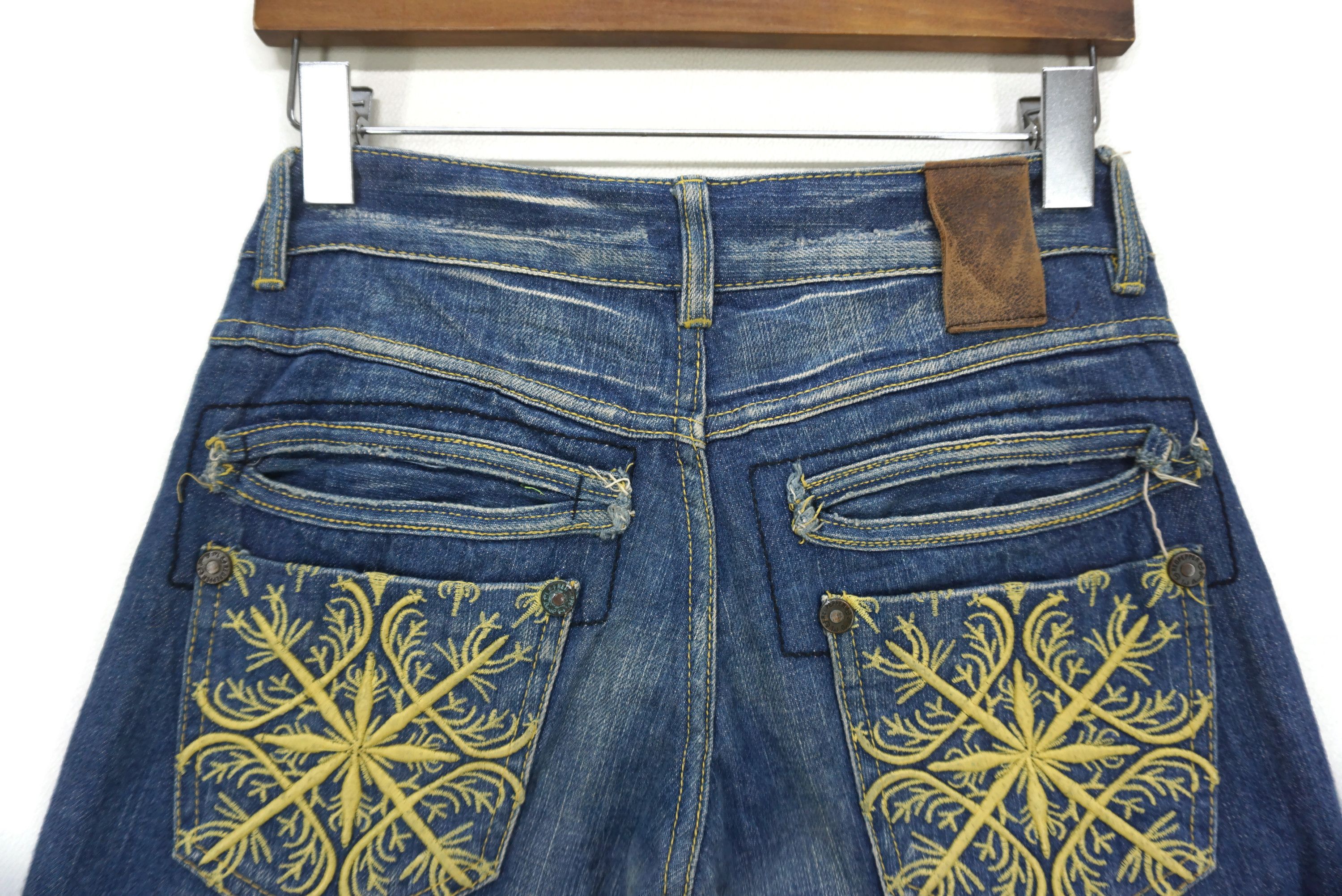 Japanese Brand Red Pepper Jeans Size 25 fit W28xL29 Low Rise Bootcut Size 25" / US 0 / IT 36 - 6 Thumbnail