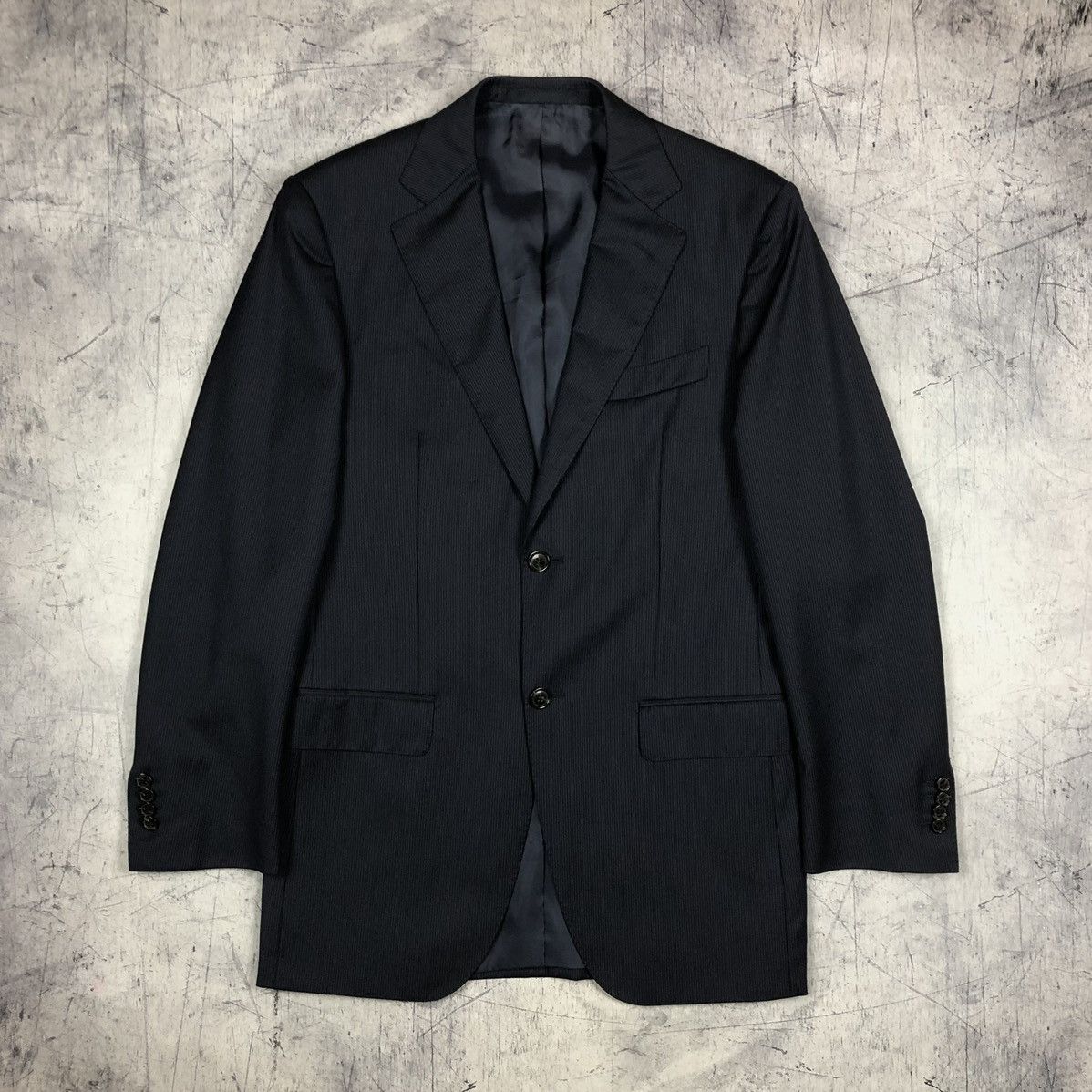 Designer Vintage Suitsupply Super 110 Pure Wool Blazer Sport Coat Size 46R - 7 Thumbnail