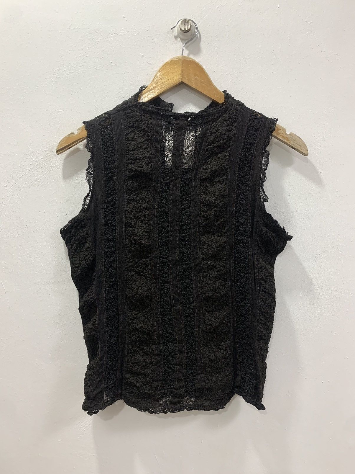 Japanese Brand YOSHIKI HISHINUMA CAULIFLOWER SLEEVELESS TOP Size XS / US 0-2 / IT 36-38 - 6 Thumbnail