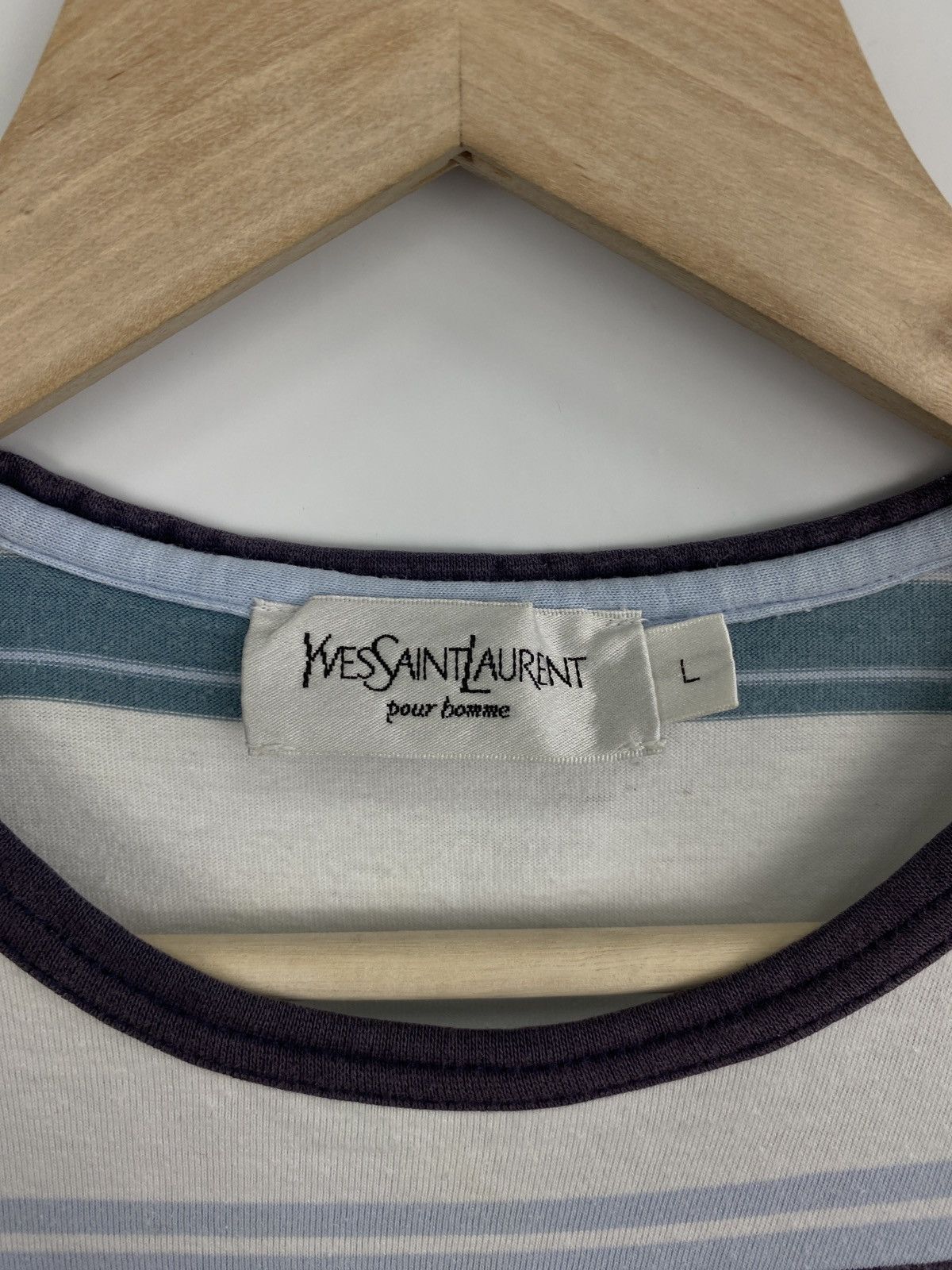 Vintage × Yves Saint Laurent Vintage 90s Yves Saint Laurent YSL t-shirt rare retro Y2K Size US L / EU 52-54 / 3 - 5 Thumbnail