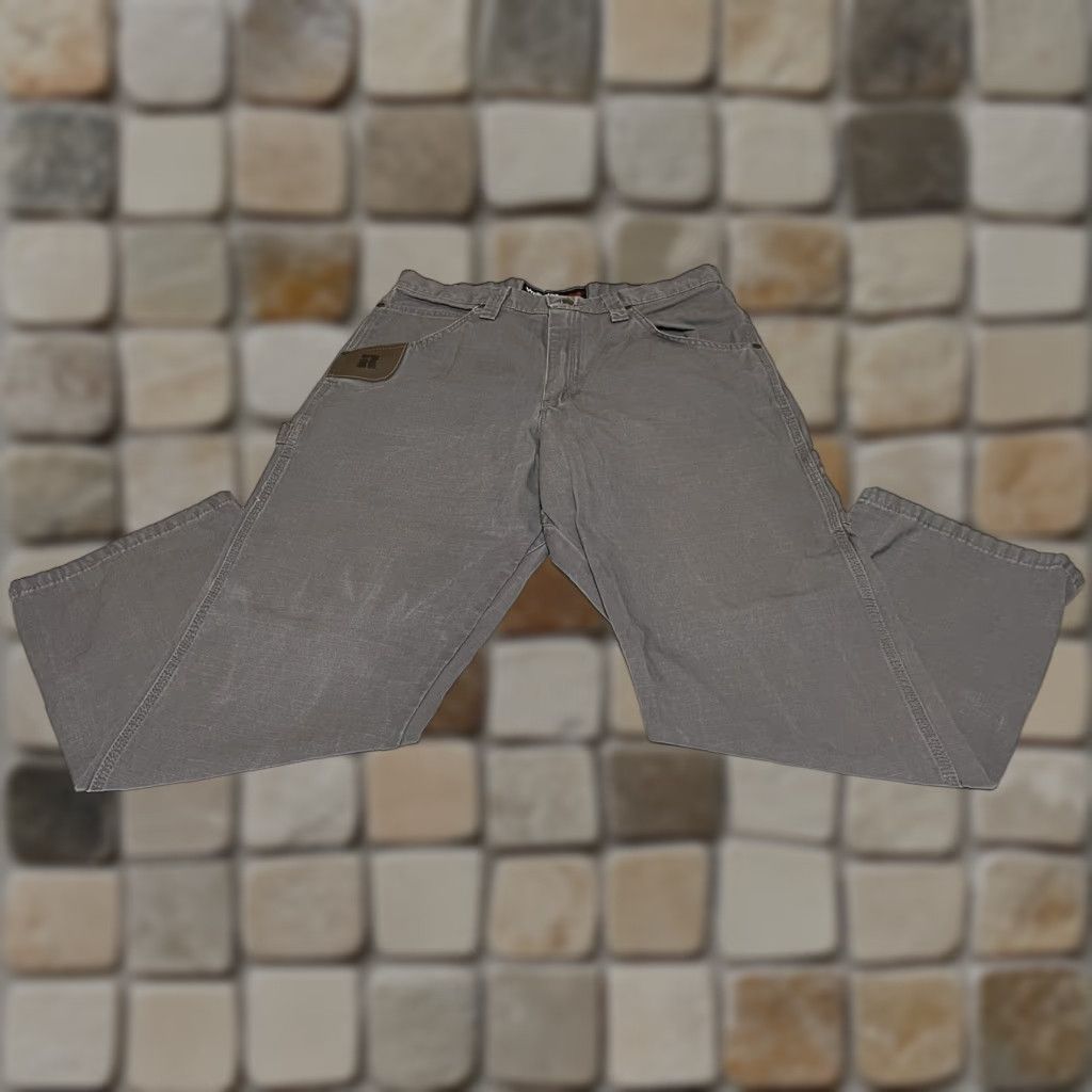 Wrangler Wrangler Riggs Workwear Pants Carpenter Gray 32x30 32x28 Men Medium? Size US 32 / EU 48 - 1 Thumbnail