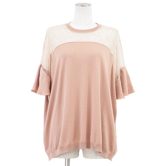 Valentino Valentino Valentino Flower Lace Wool Top Others Tops DUTY FREE for USA Size ONE SIZE - 1 Thumbnail