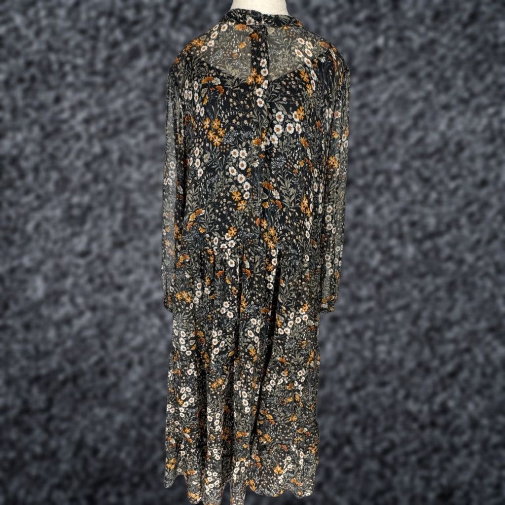 H&M  Paco Rabanne Rabanne x H&M Jacquard Floral Cut-Out Dress | Grailed