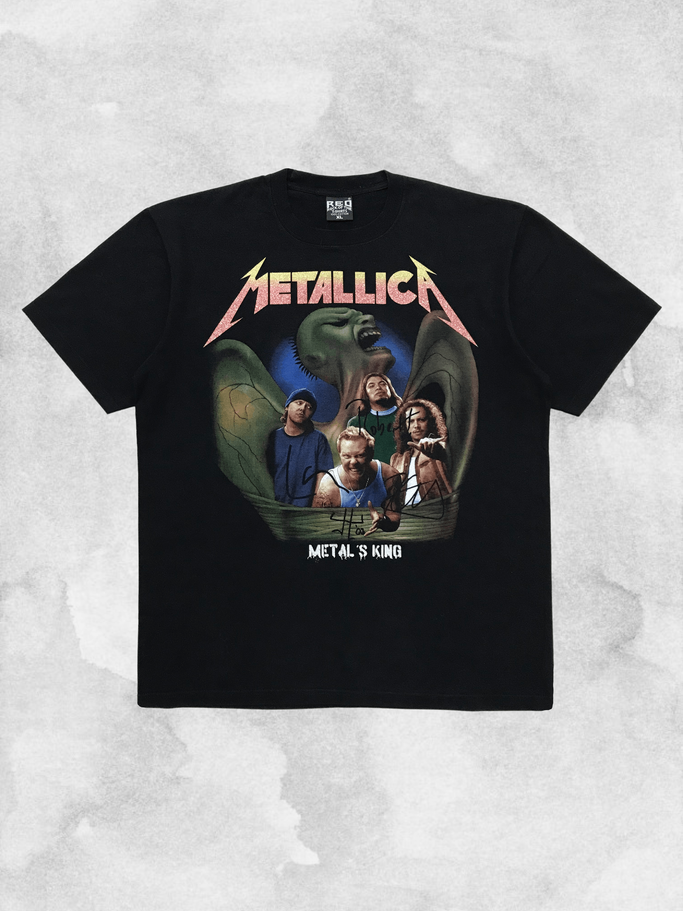 Metallica METALLICA Vintage T-Shirt Tee 90s Metal's King Very Rare Y2K Size US XL / EU 56 / 4 - 1 Thumbnail