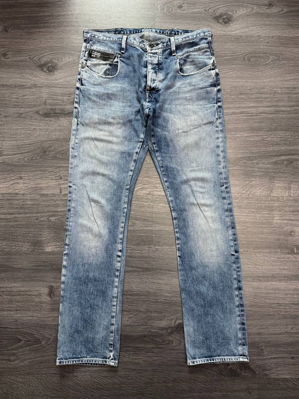 G-Star Vintage G-Star Raw 33-01 Light Blue Denim Jeans Size US 36 / EU 52 - 4 Thumbnail