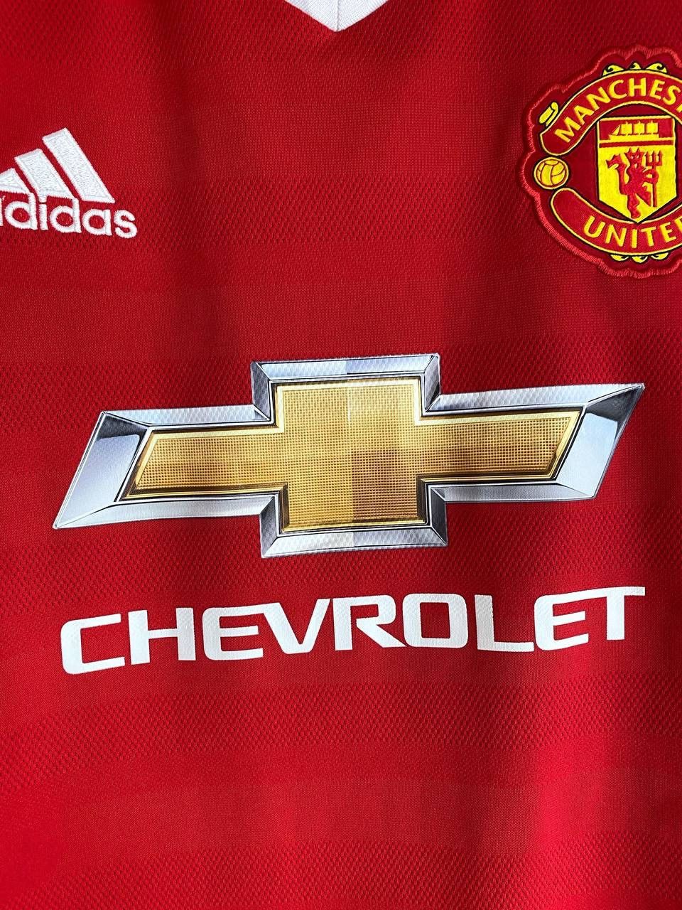 Adidas Manchester United 2015/16 Home Soccer Jersey, Size L, AC1414 Size US L / EU 52-54 / 3 - 7 Thumbnail