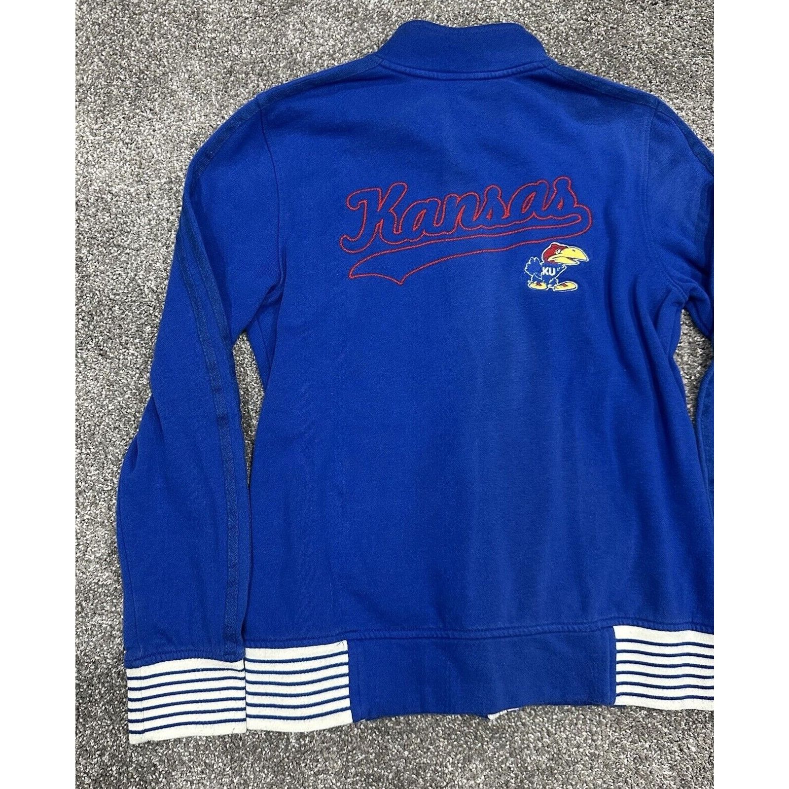 Adidas Adidas Kansas Jayhawks Fill Zip Blue Jacket Logo Size M Size M / US 6-8 / IT 42-44 - 15 Thumbnail
