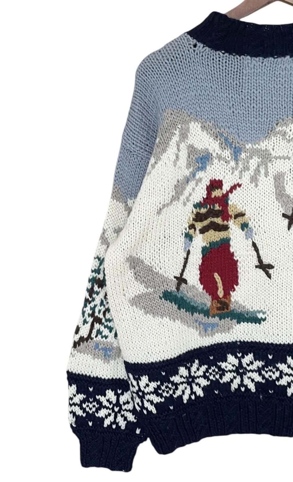 Handmade × Vintage Vintage Brand Afec’s Hand Made Knitwear Wool 1980s Size US M / EU 48-50 / 2 - 3 Thumbnail