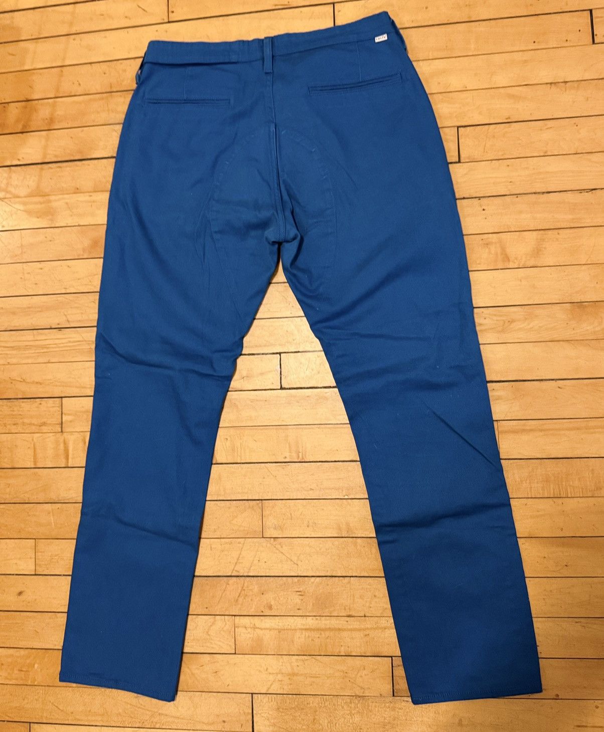 Levi's Levis Blue Casual Flat Front Slim Fit Pants Size 36 Size US 36 / EU 52 - 1 Thumbnail