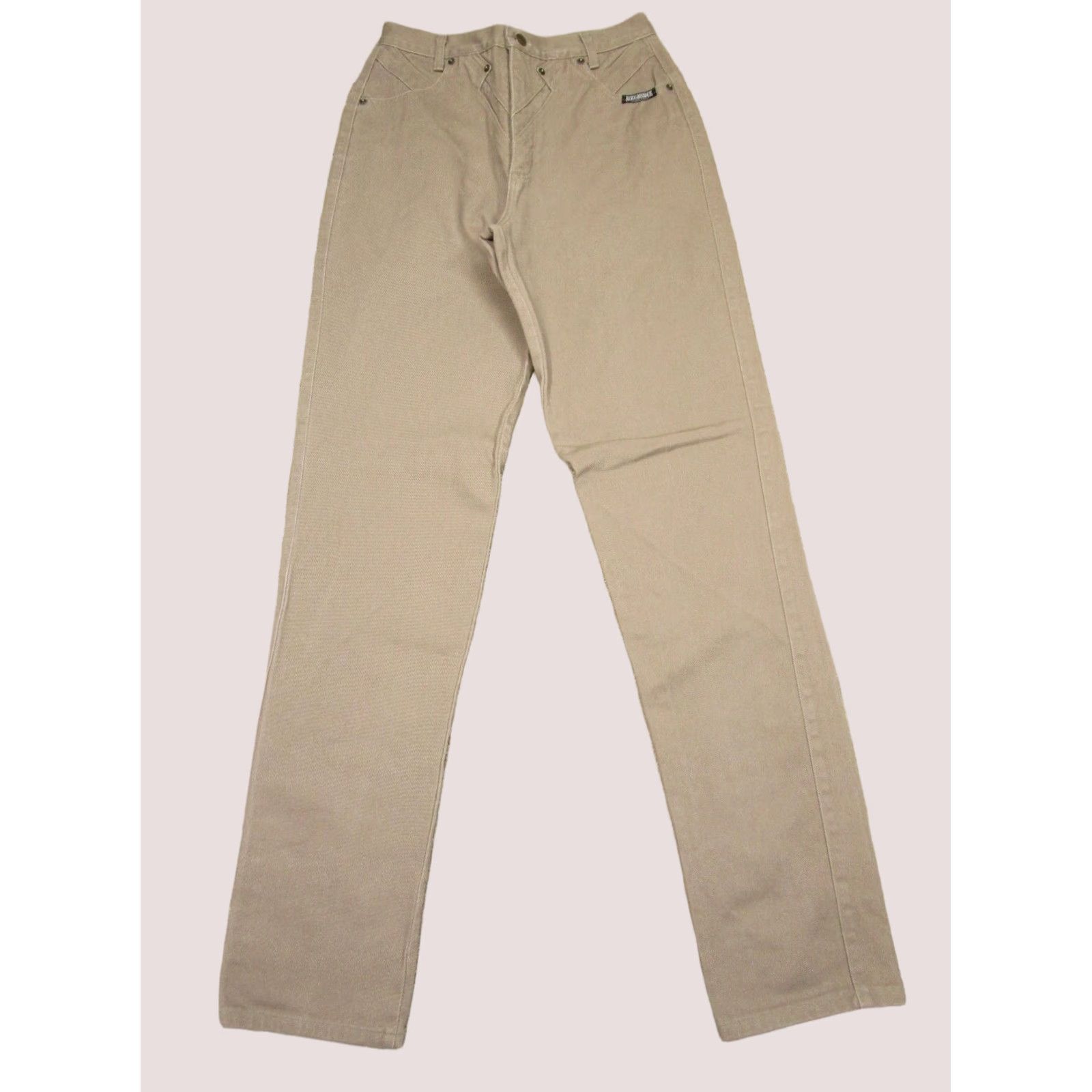 Vintage VINTAGE Roughrider Jeans Women 14 Brown Denim 5-Pocket USA 90s Southwestern Western Straight Jeans Women Size 36" / US 14 / IT 50 - 1 Thumbnail