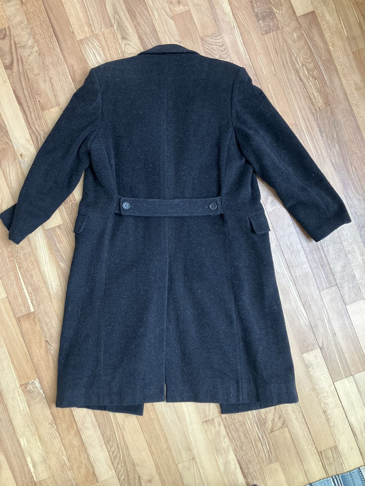 Yohji Yamamoto A.A.R Yohji Yamamoto D'URBUN Wool Long Chester Coat Black Size US L / EU 52-54 / 3 - 2 Thumbnail