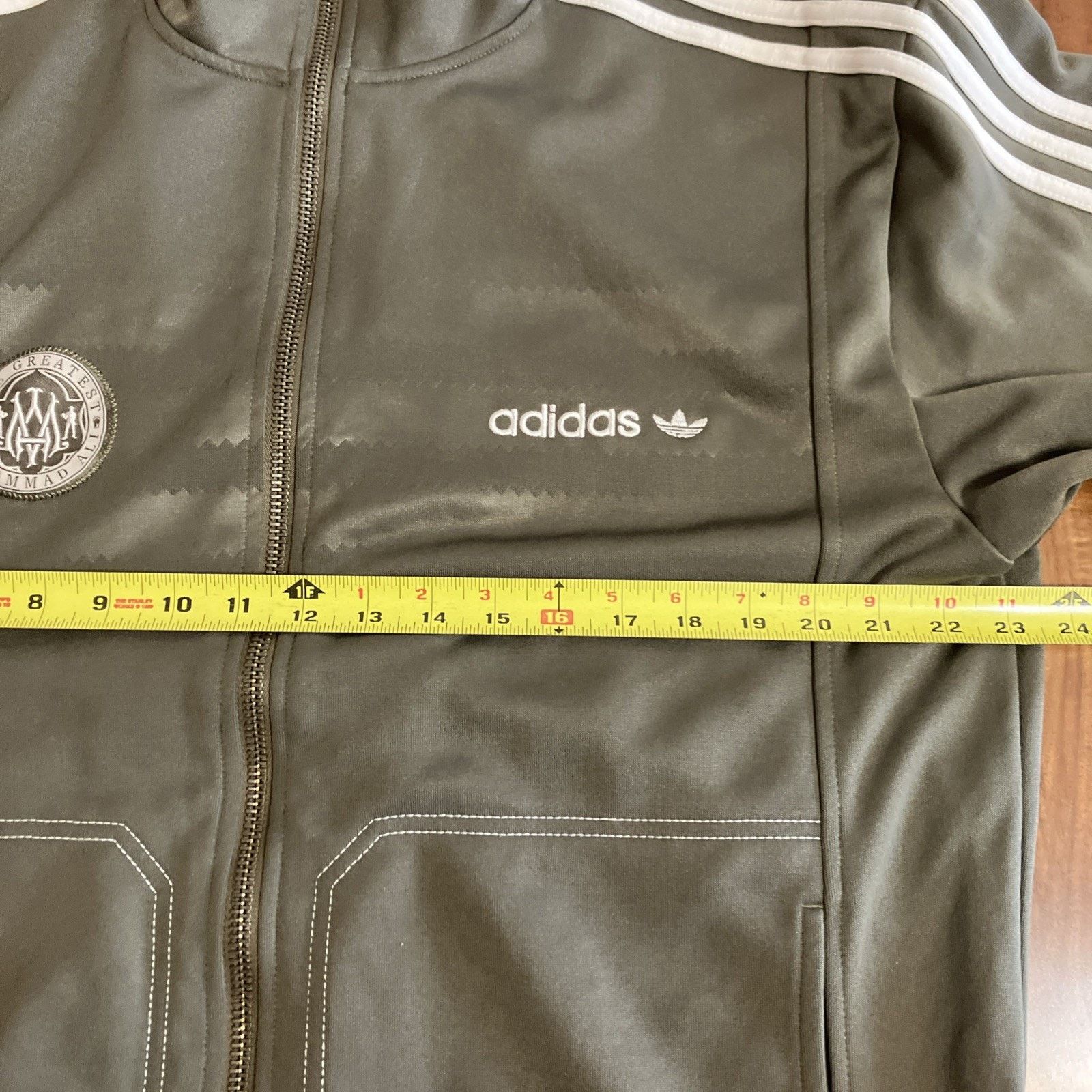 Adidas ADIDAS Muhammad Ali Full Zip Jacket Boxing Mens Sz: M Y2K Size US M / EU 48-50 / 2 - 17 Thumbnail