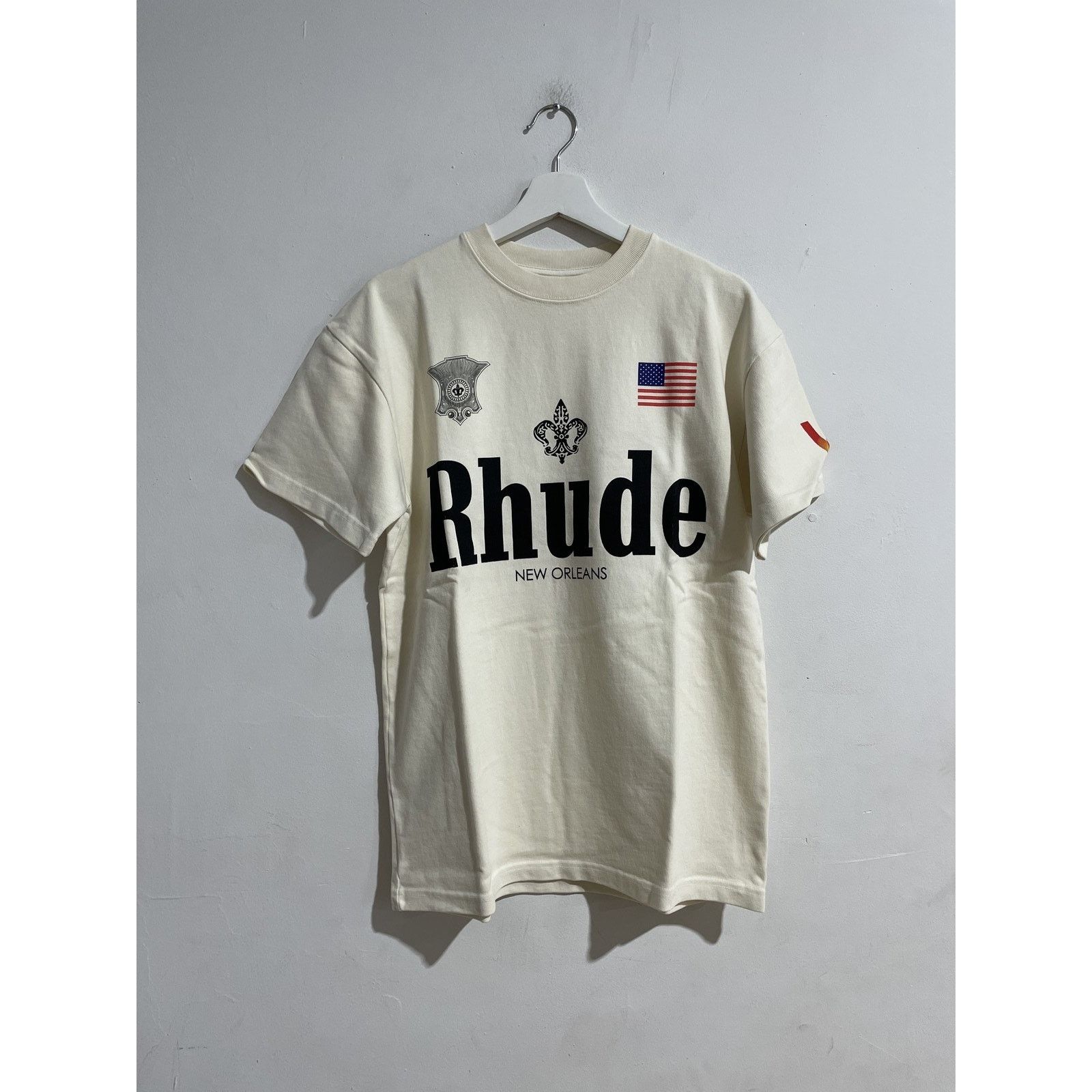 Rhude RHUDEBOY ATTENDEE TEE VINTAGE WHITE SIZE XS NEW Size US XS / EU 42 / 0 - 1 Thumbnail