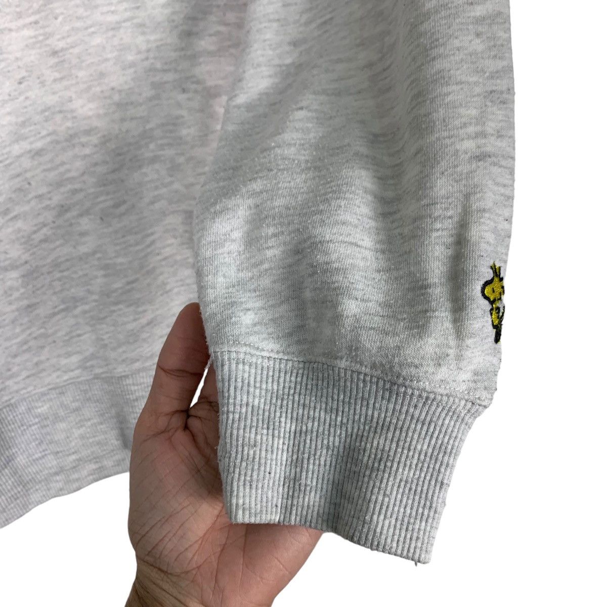 Peanuts PEANUTS Snoopy Big Logo Sweatshirts #0713-C33 Size US L / EU 52-54 / 3 - 11 Thumbnail