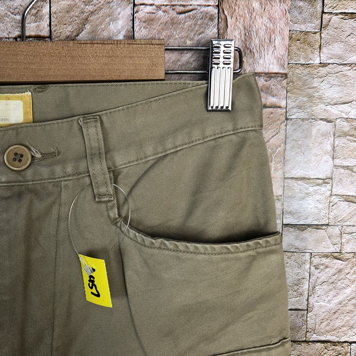Japanese Brand DL Japan streetwear Brown Cargo Multipocket Pants #A457 Size US 29 - 9 Thumbnail