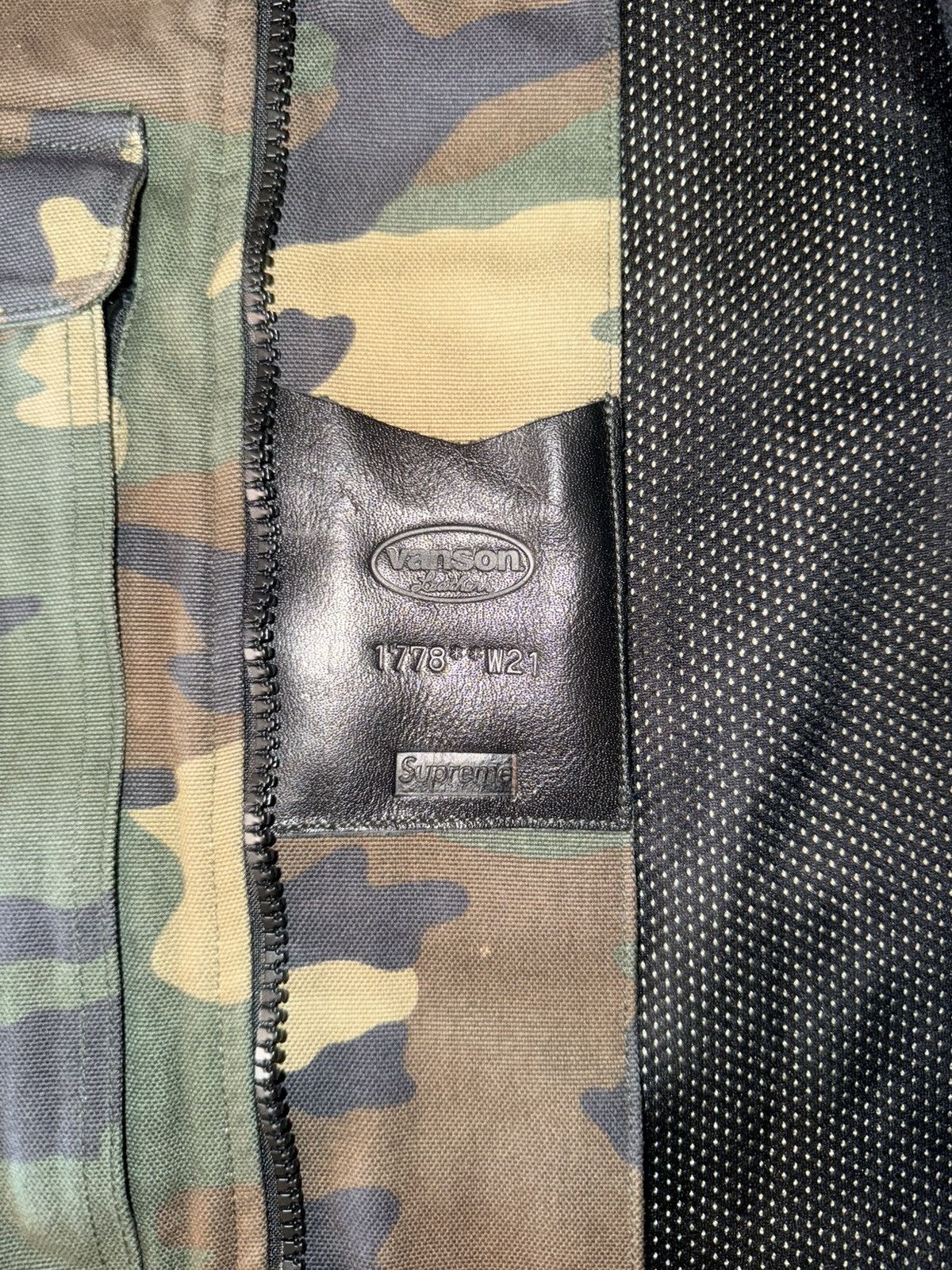 Supreme × Vanson Leathers Supreme Vanson leather cordura jacket Size US L / EU 52-54 / 3 - 6 Thumbnail